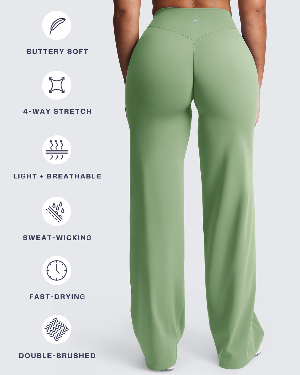 Aoxjox "Velura" Straight Legging 33"