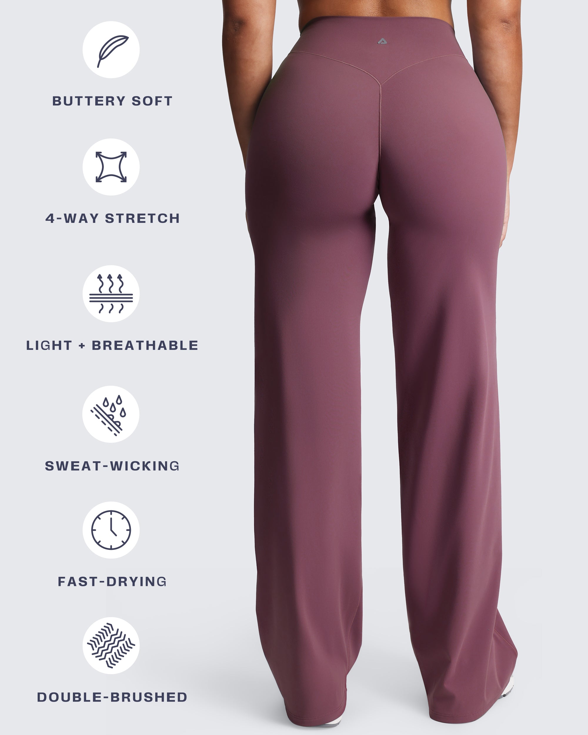 Aoxjox "Velura" Straight Legging 33"