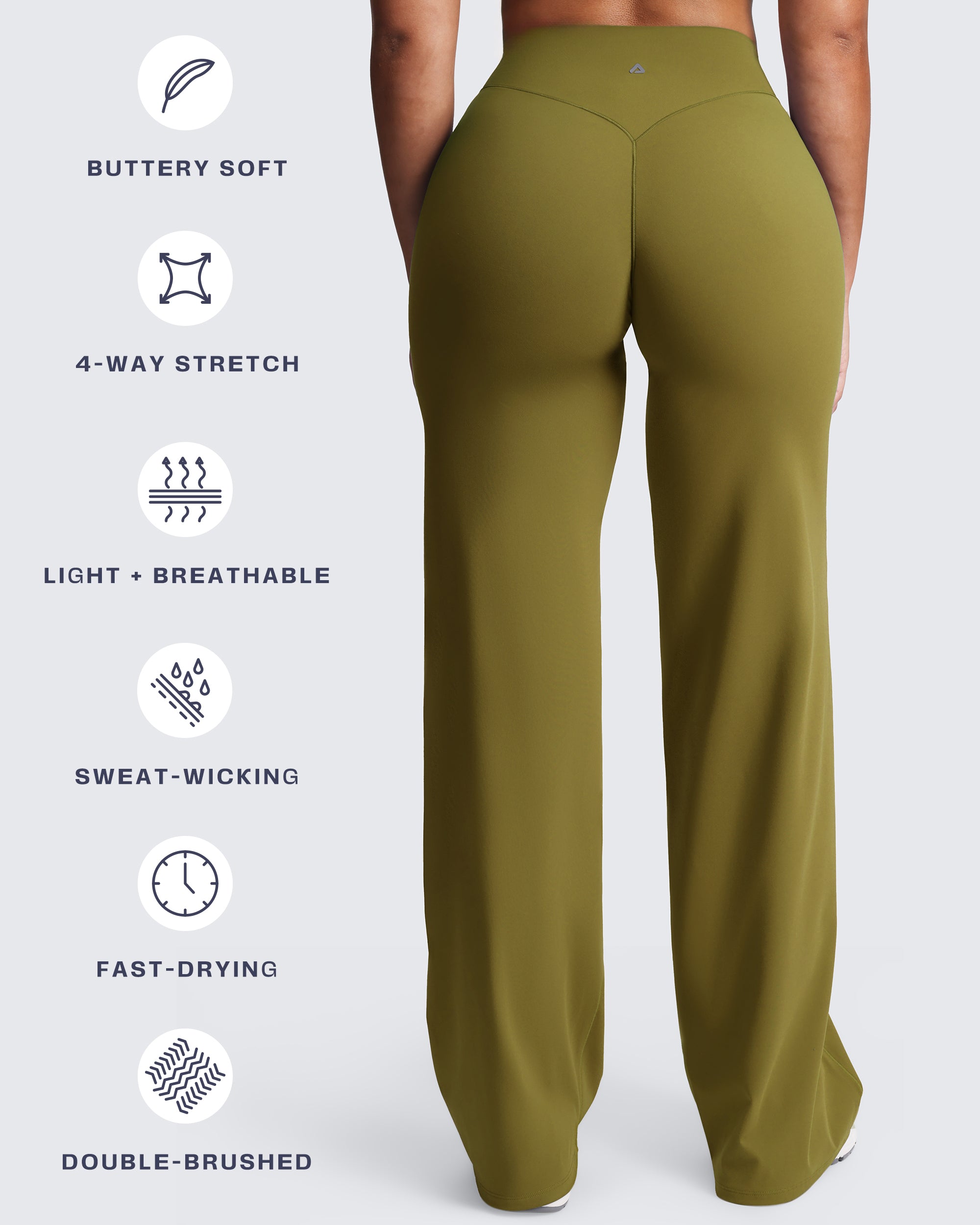 Aoxjox "Velura" Straight Legging 35"