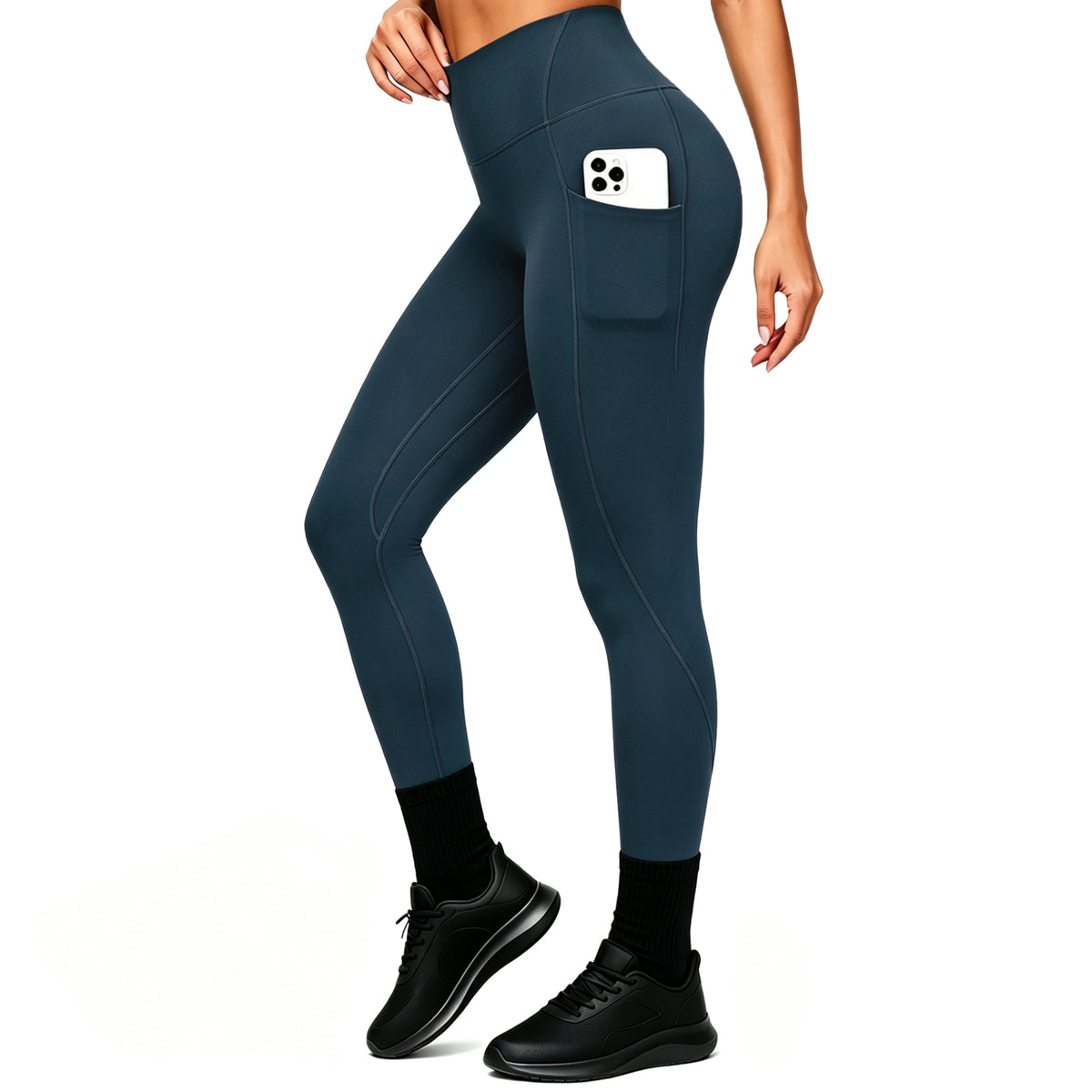 Aoxjox "Form" Ultra Compression Waistband Pocket Leggings 26''