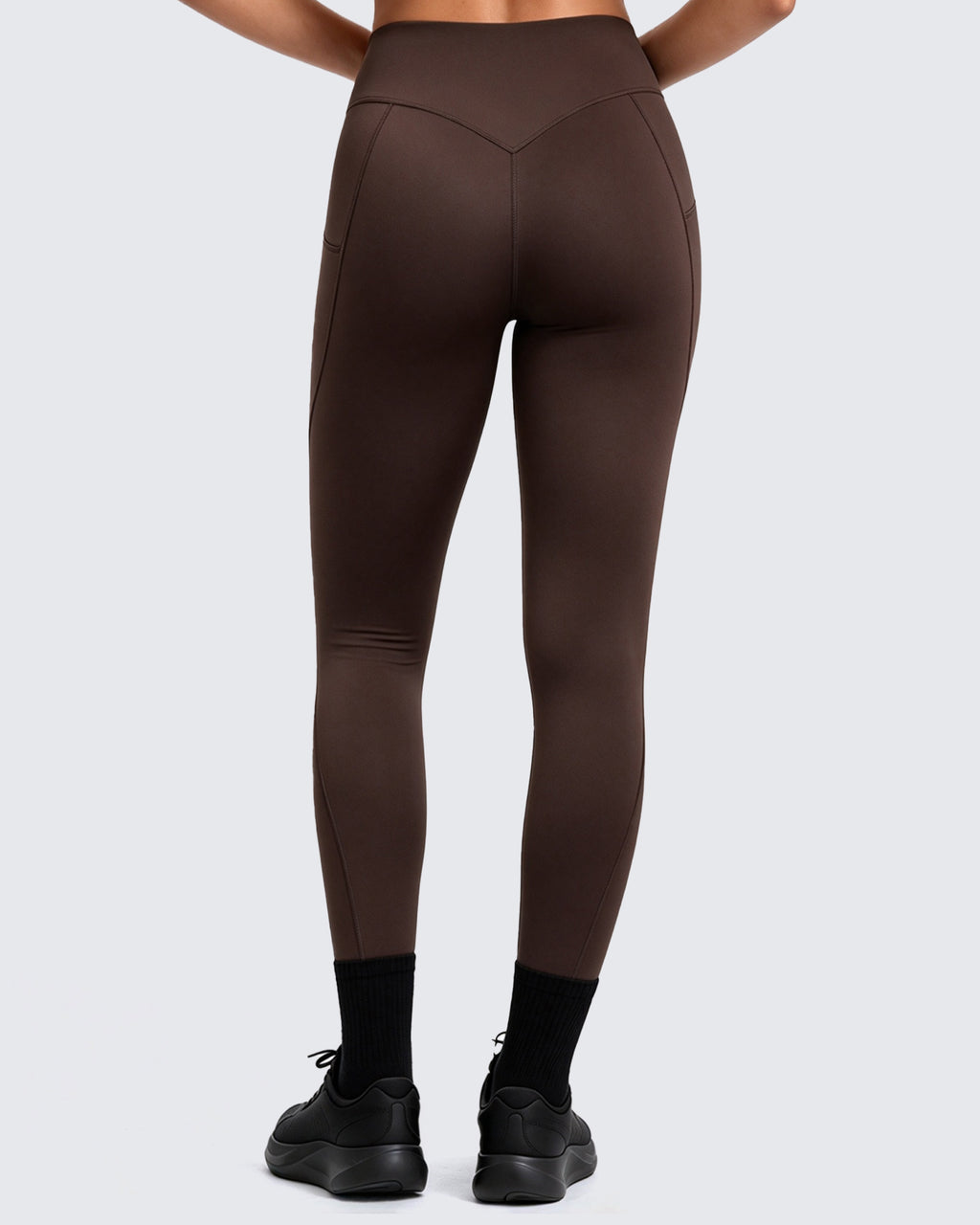 Aoxjox "Form" Ultra Compression Waistband Pocket Leggings 26''