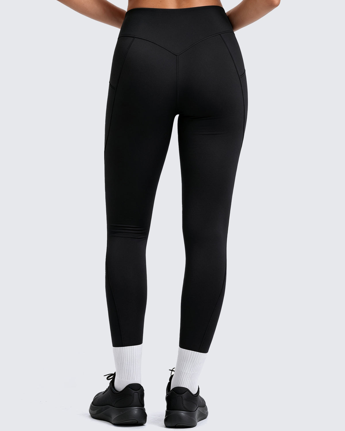 Aoxjox "Form" Ultra Compression Waistband Pocket Leggings 26''