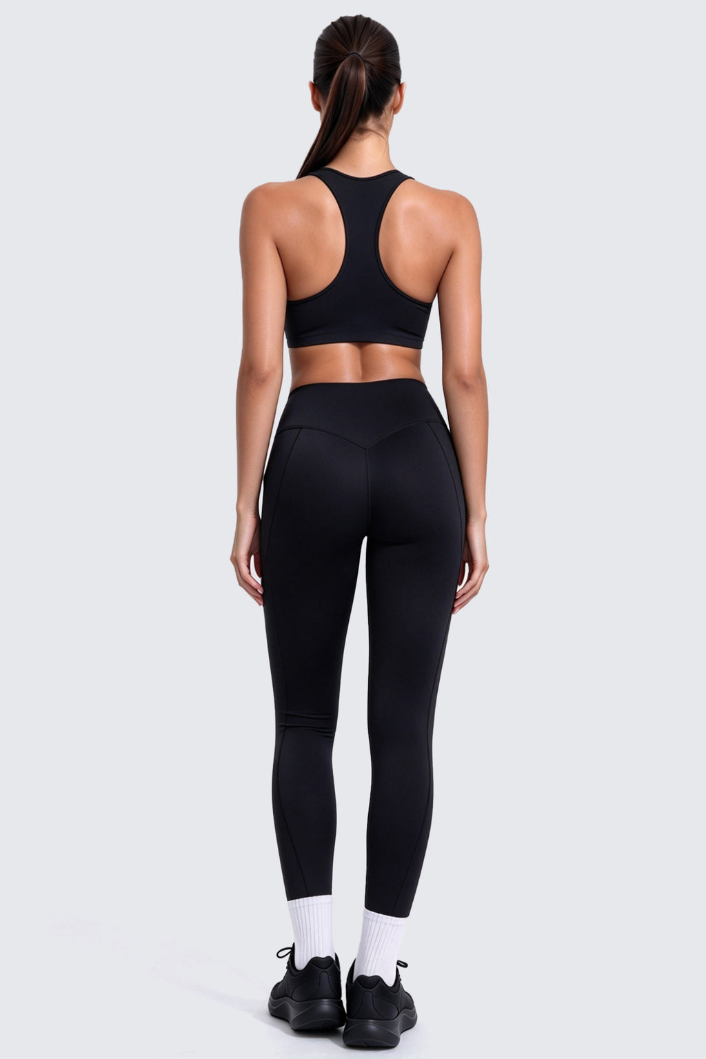 Aoxjox "Form" Ultra Compression Waistband Pocket Leggings 26''