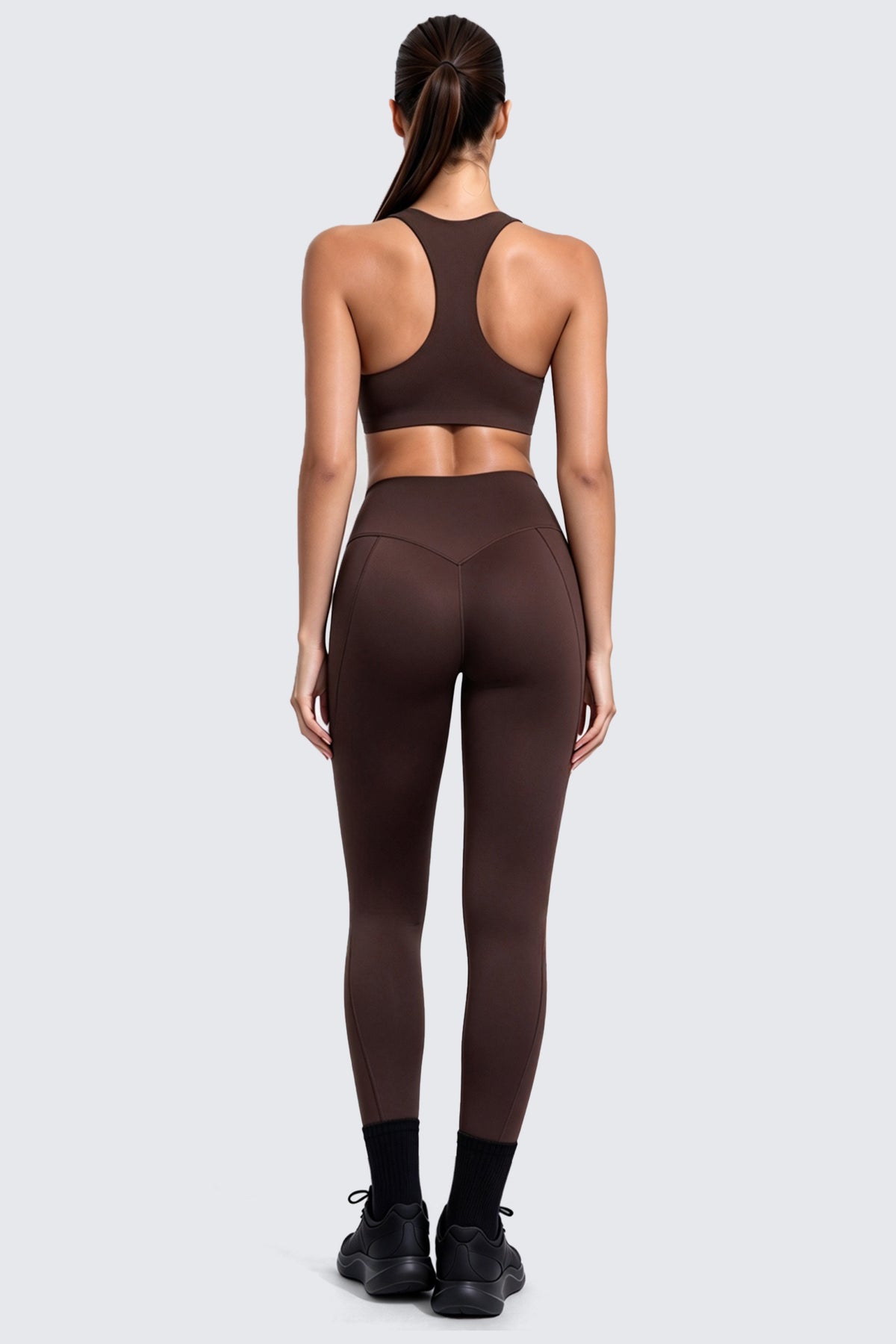 Aoxjox "Form" Ultra Compression Waistband Pocket Leggings 26''