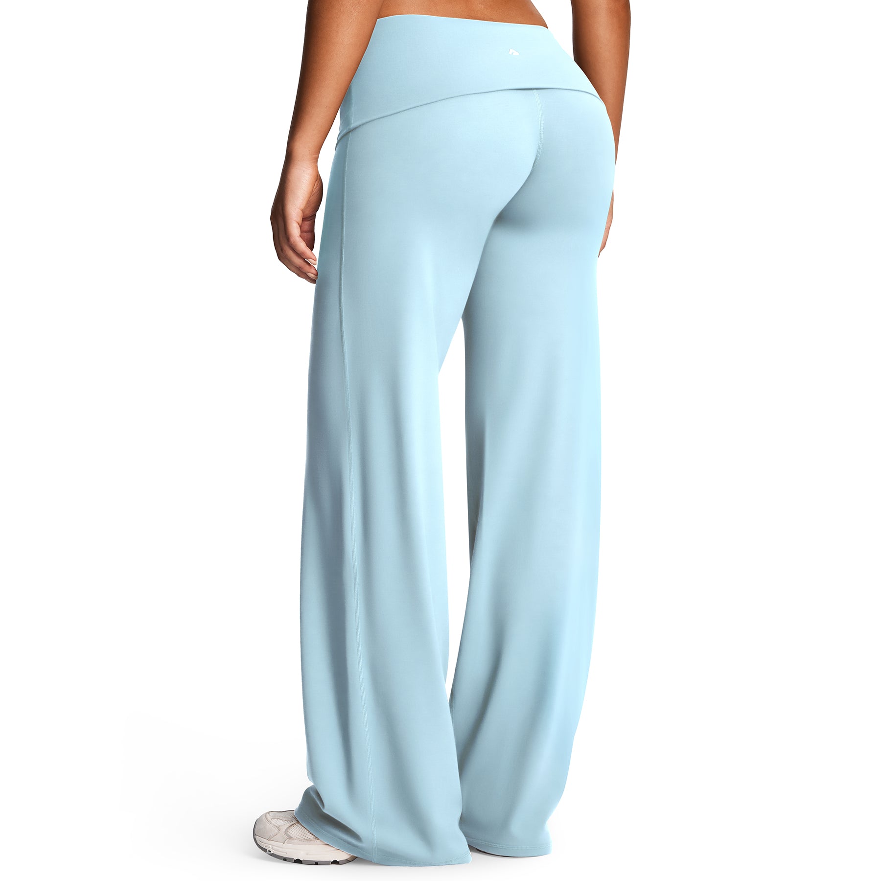 Aoxjox "Athlenza" Fold-Over Wide Leg Bottoms 33"