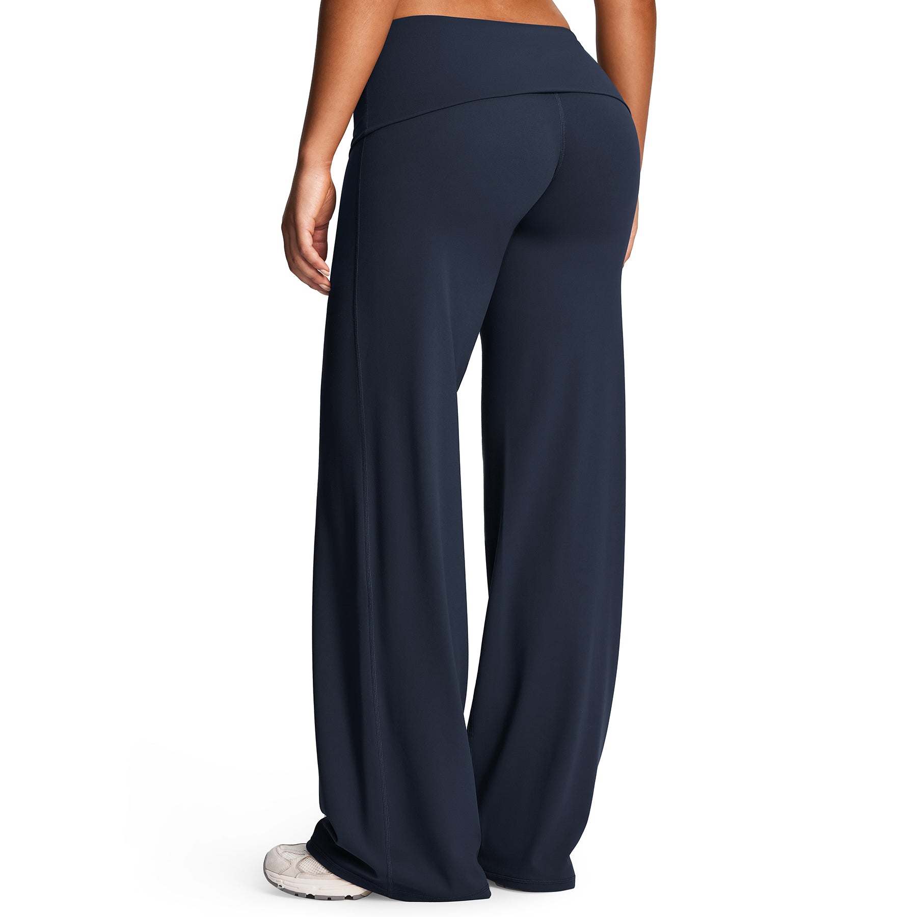 Aoxjox "Athlenza" Fold-Over Wide Leg Bottoms 31"/33"/35"