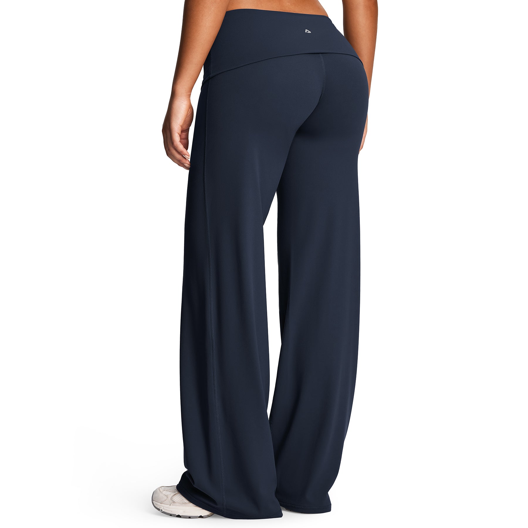 Aoxjox "Athlenza" Fold-Over Wide Leg Bottoms 35"