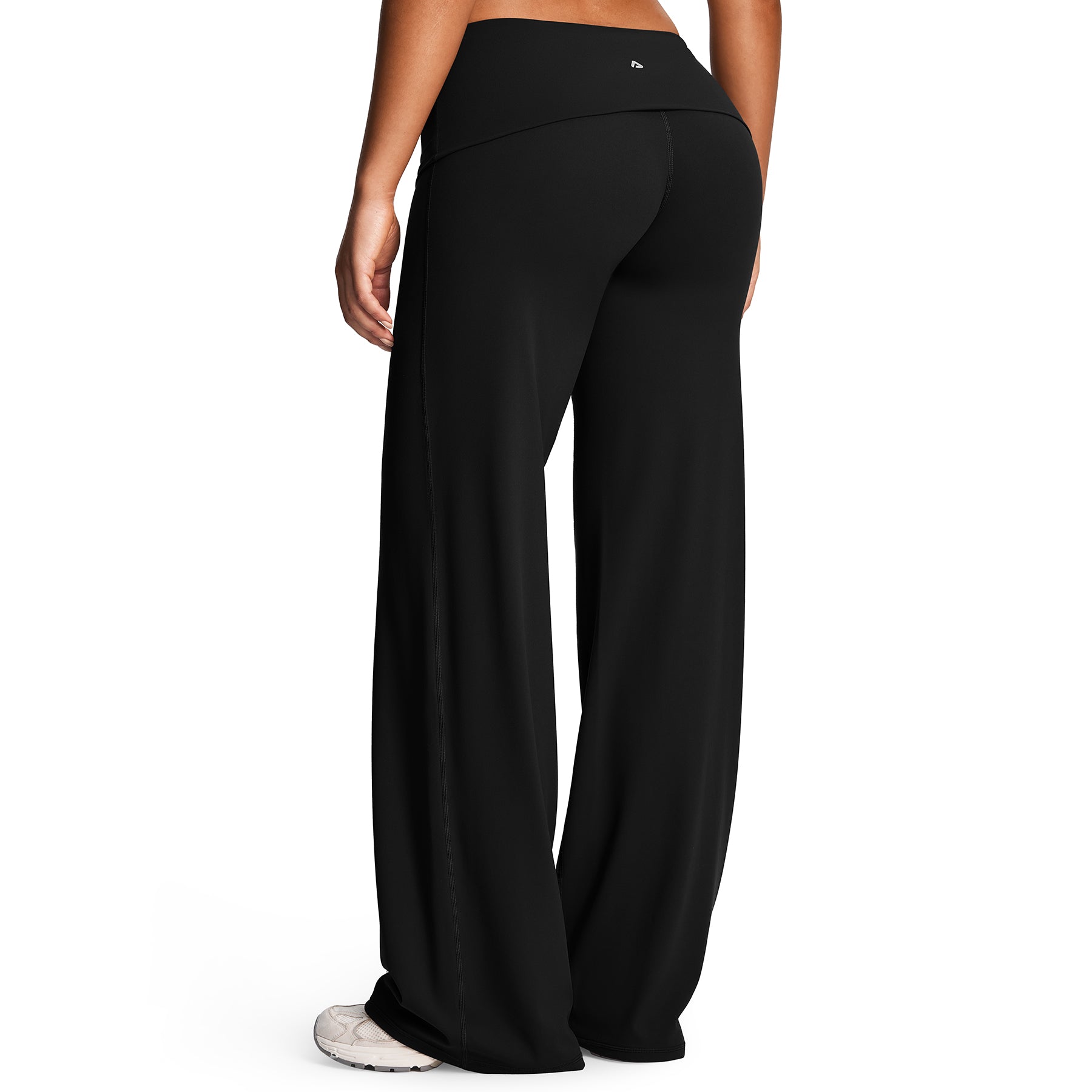 Aoxjox "Athlenza" Fold-Over Wide Leg Bottoms 33"