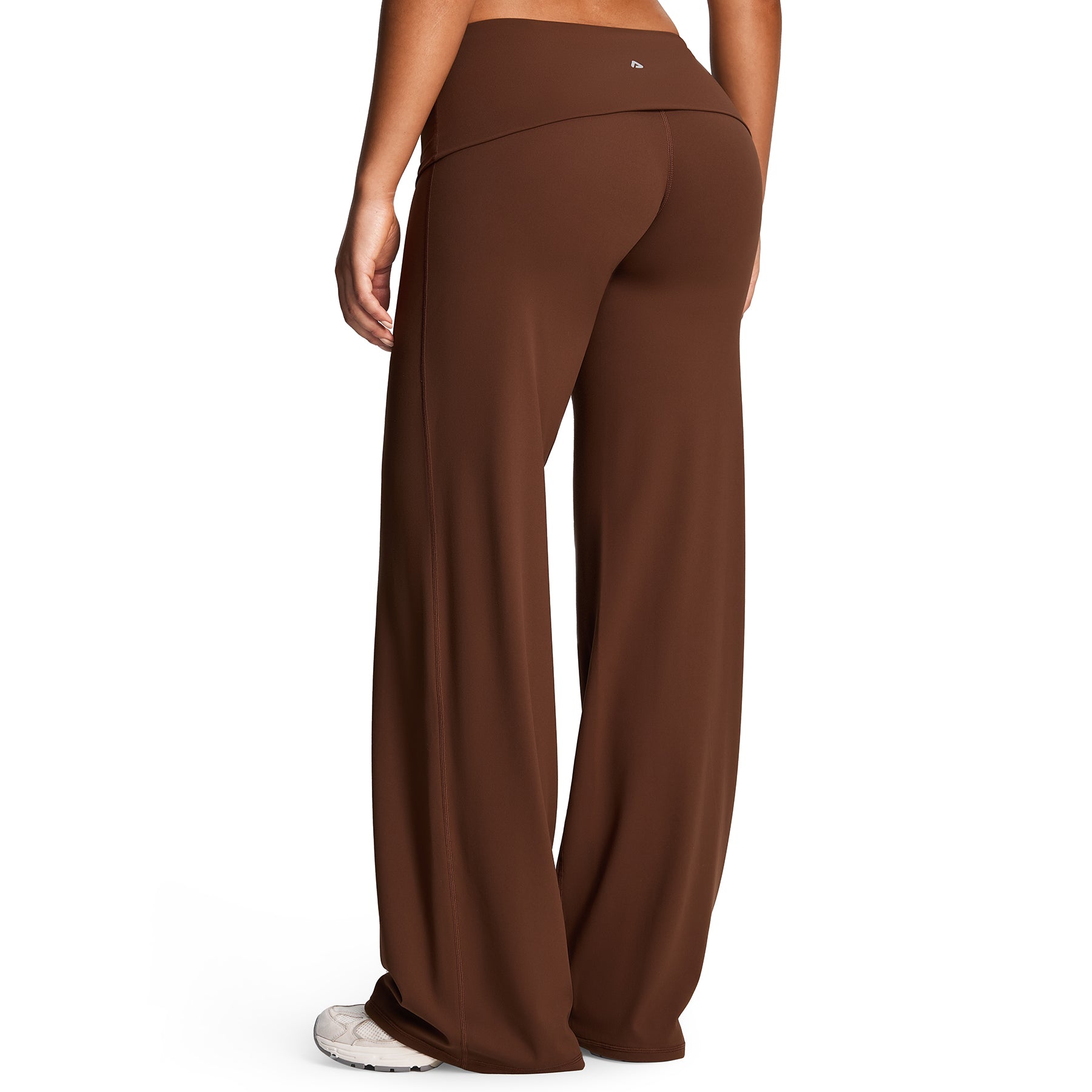 Aoxjox "Athlenza" Fold-Over Wide Leg Bottoms 35"