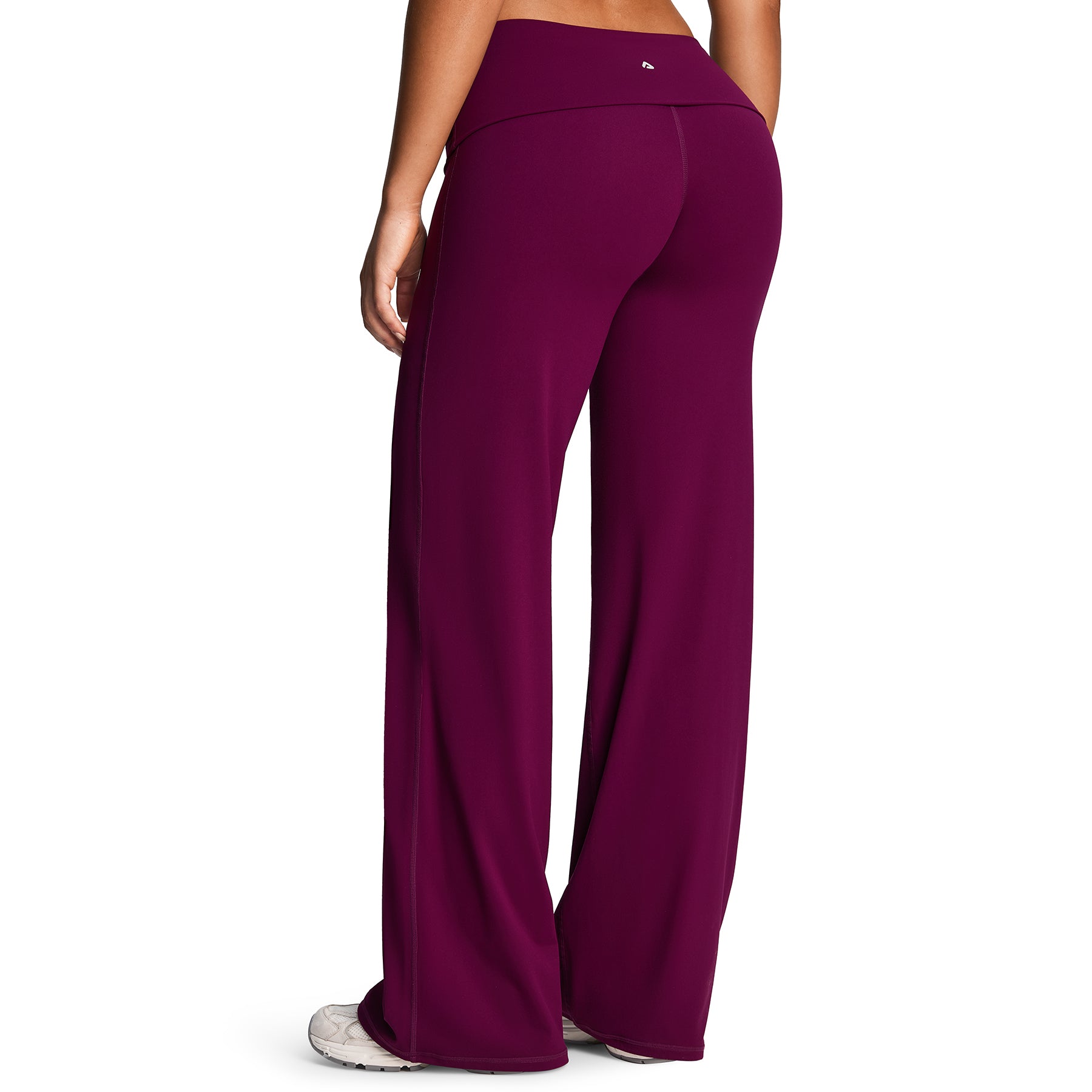 Aoxjox "Athlenza" Fold-Over Wide Leg Bottoms 35"