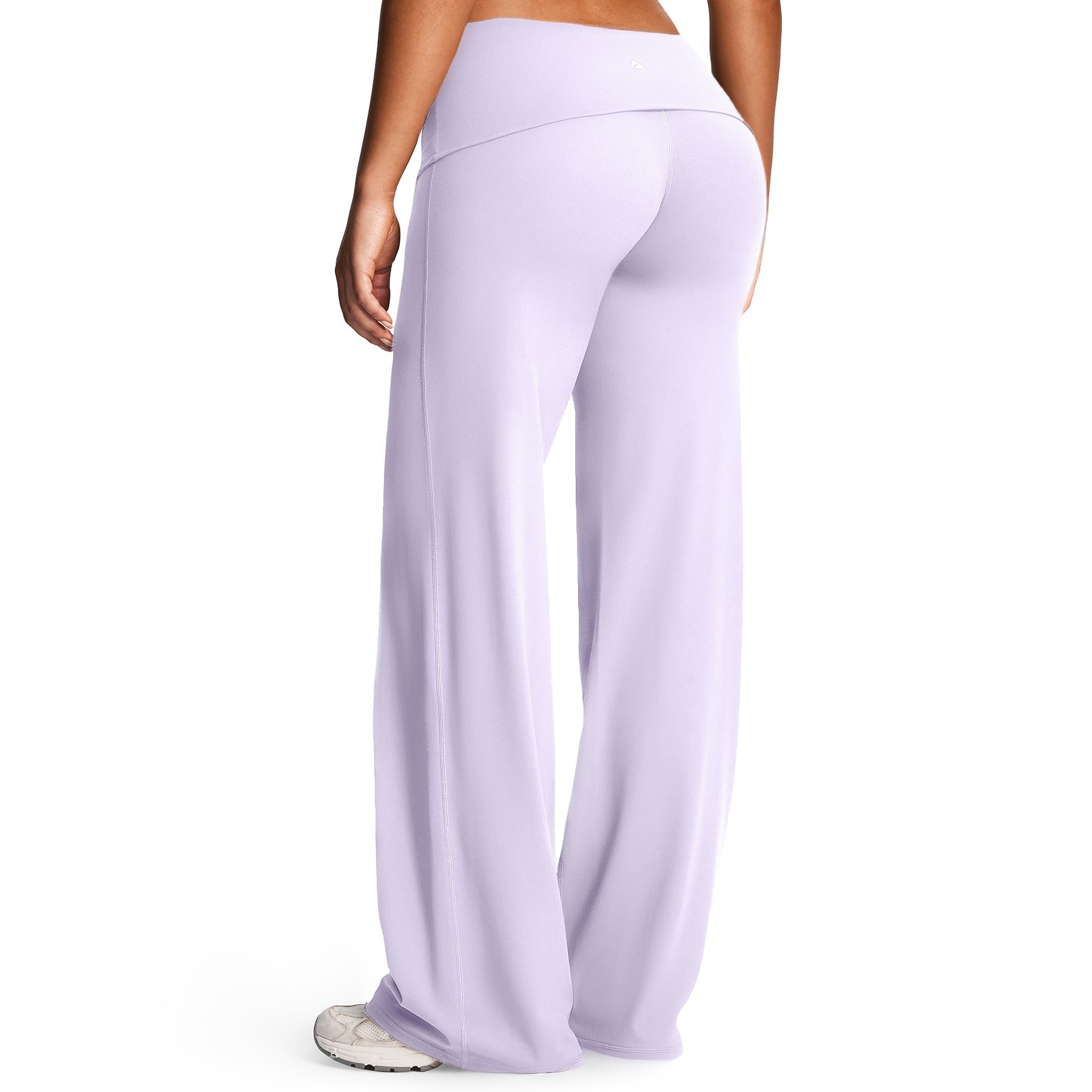 Aoxjox "Athlenza" Fold-Over Wide Leg Bottoms 35"