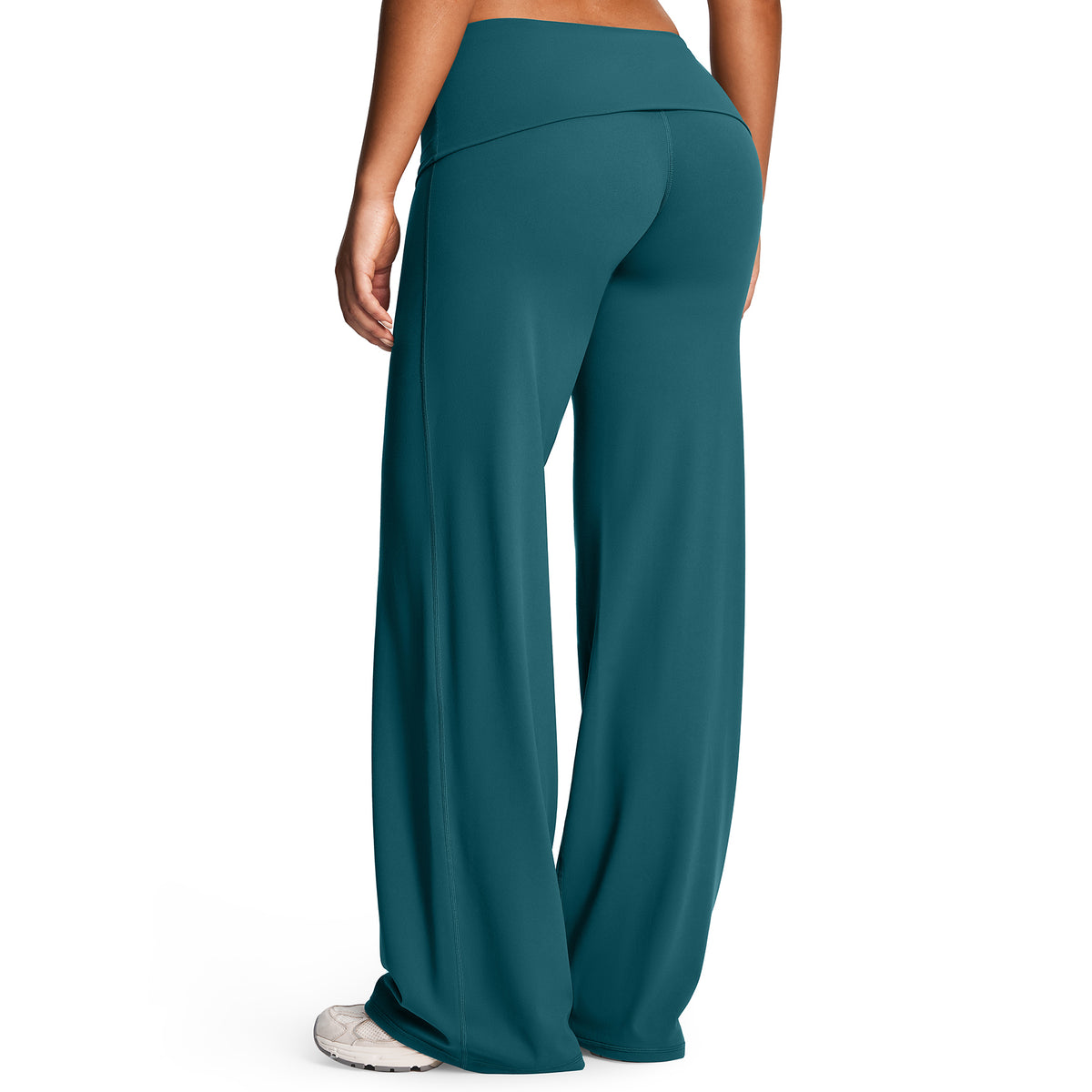 Aoxjox "Athlenza" Fold-Over Wide Leg Bottoms 31"/33"/35"