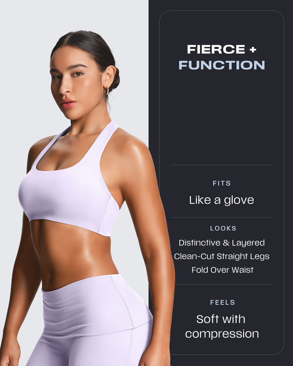 Aoxjox "Athlenza" Fold-Over Wide Leg Bottoms 31"/33"/35"