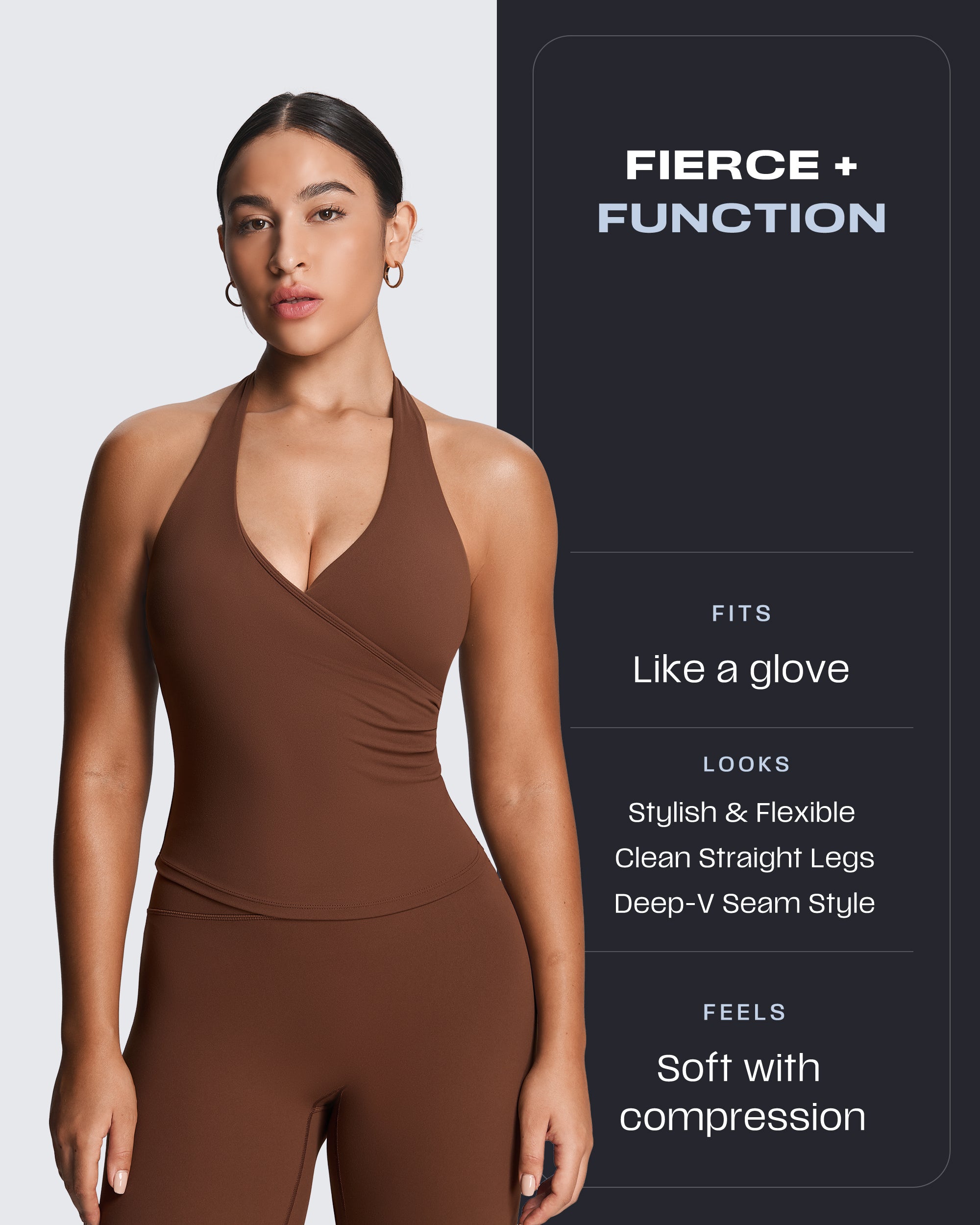 Aoxjox "Athlenza" Straight Leg Bottoms 33''