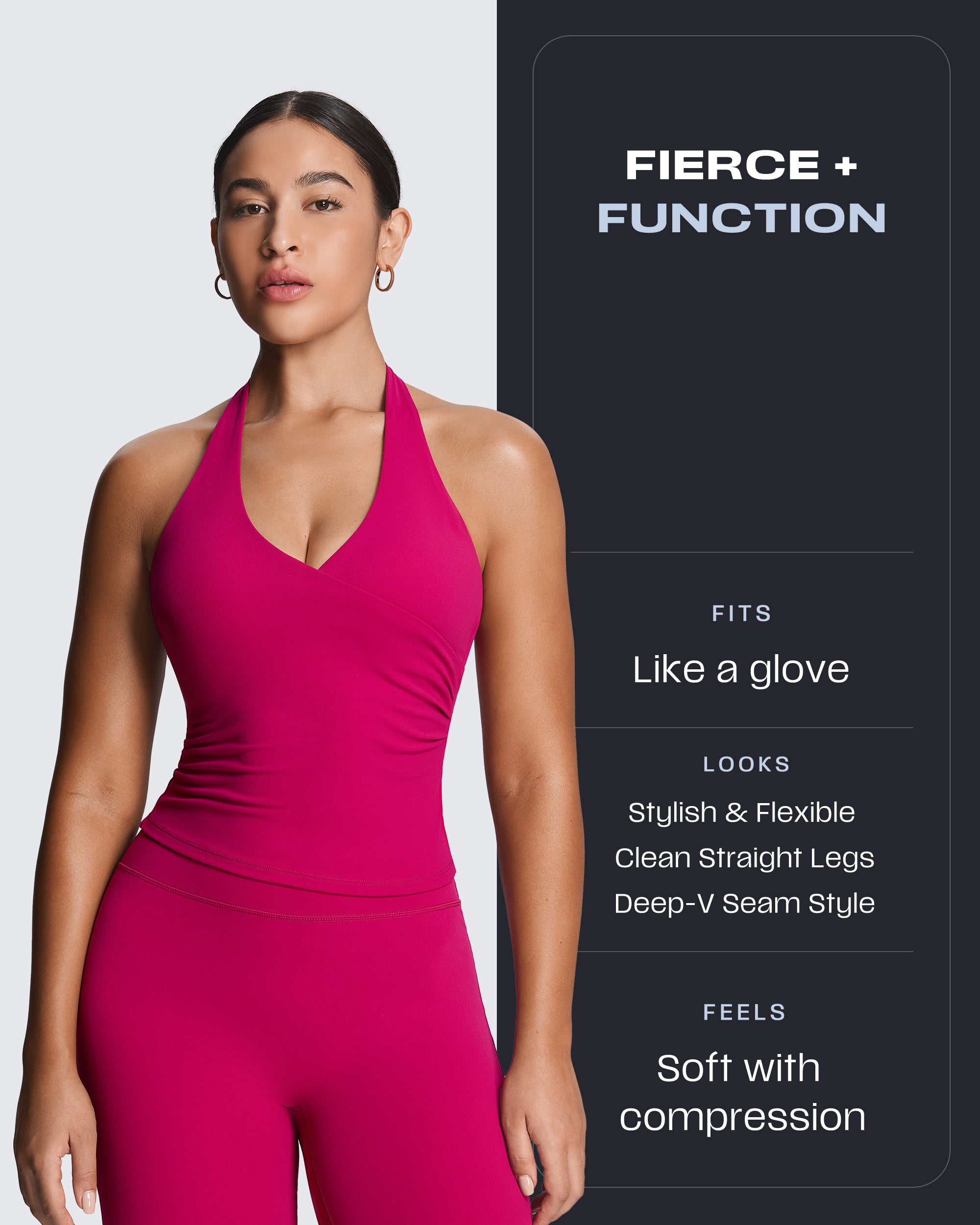 Aoxjox "Athlenza" Straight Leg Bottoms 33''