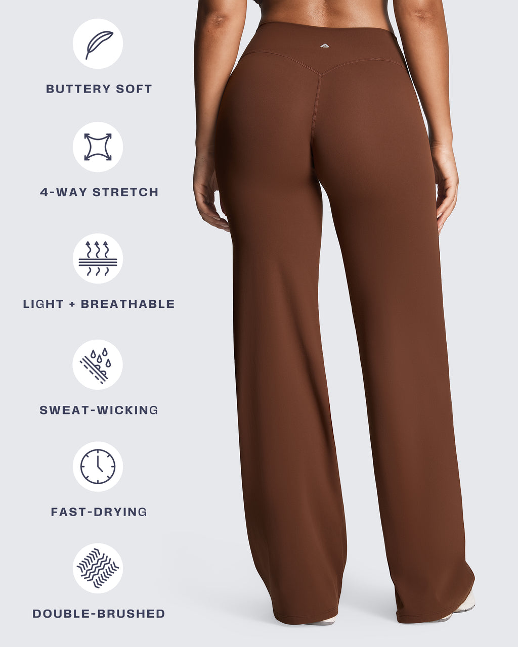 Aoxjox "Athlenza" Wide Leg Bottoms 31''/33''/35''
