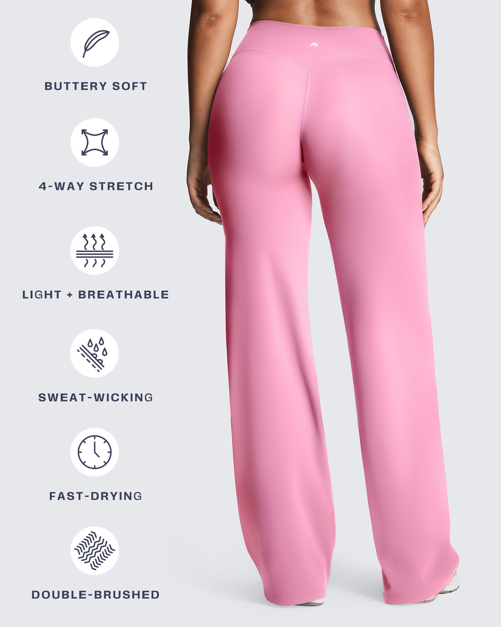 Aoxjox "Athlenza" Wide Leg Bottoms 31''/33''/35''