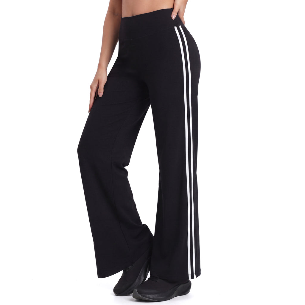 Aoxjox "Sporty" Striped Staright Pants 31.5"