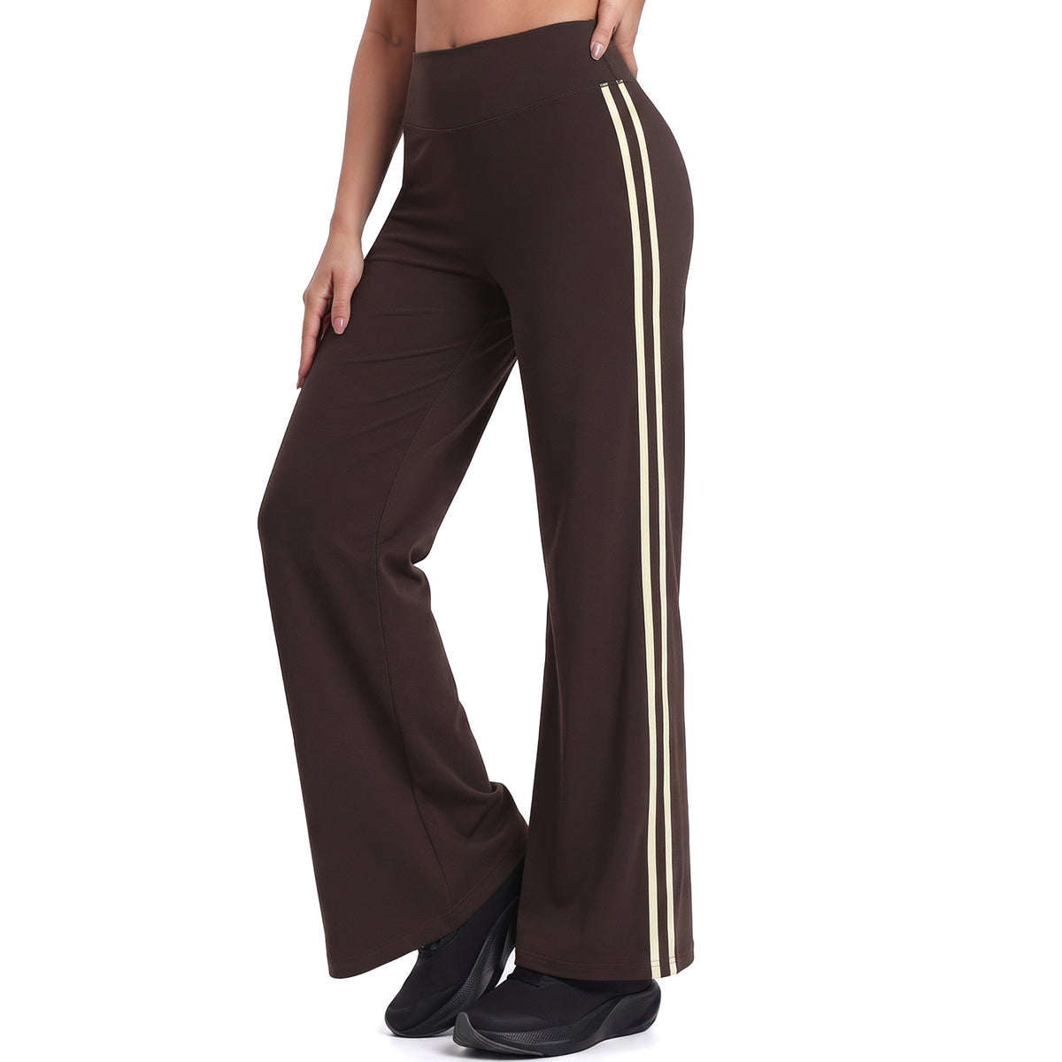Aoxjox "Sporty" Striped Staright Pants 31.5"