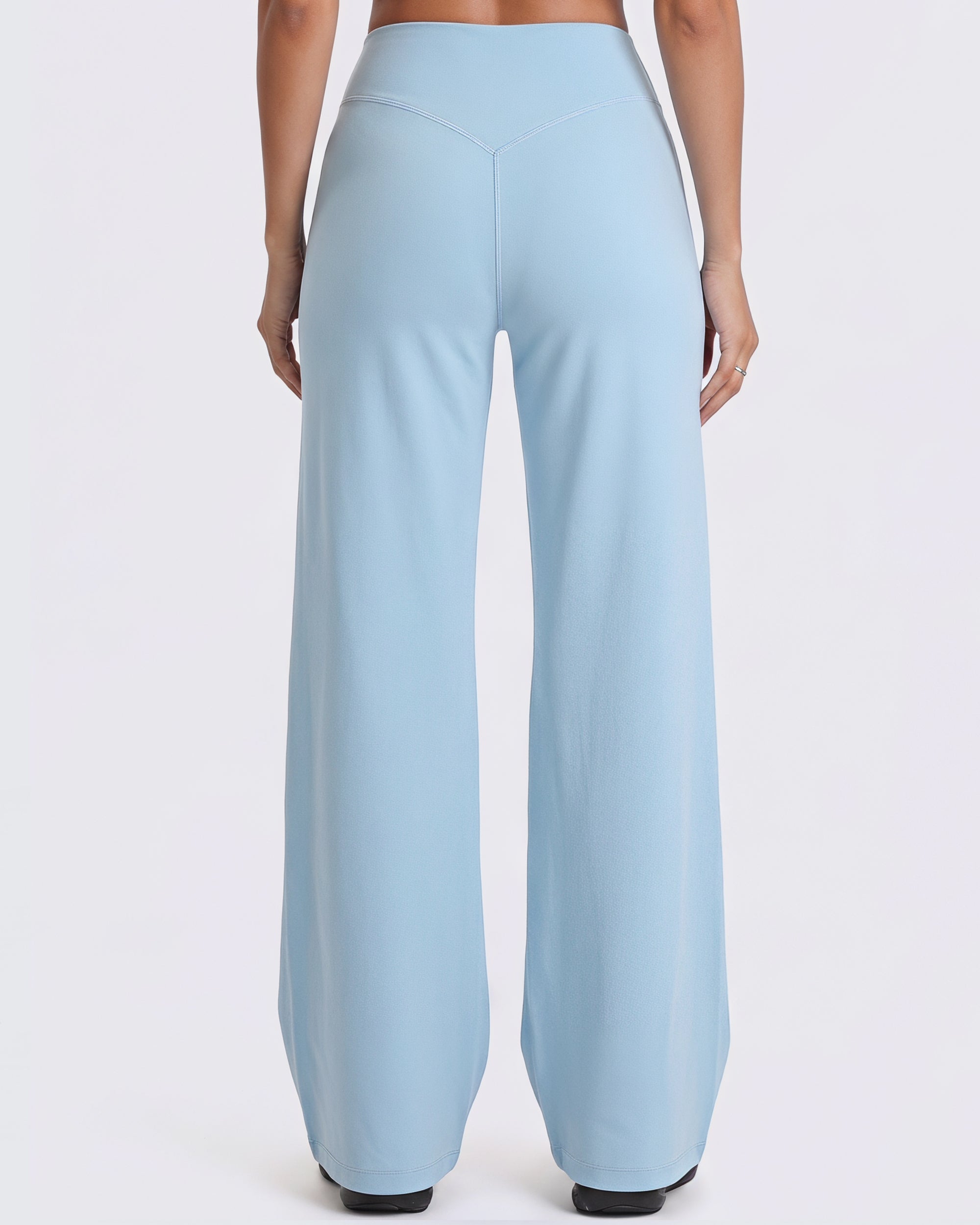 Aoxjox "Sporty" Striped Staright Pants 31.5"