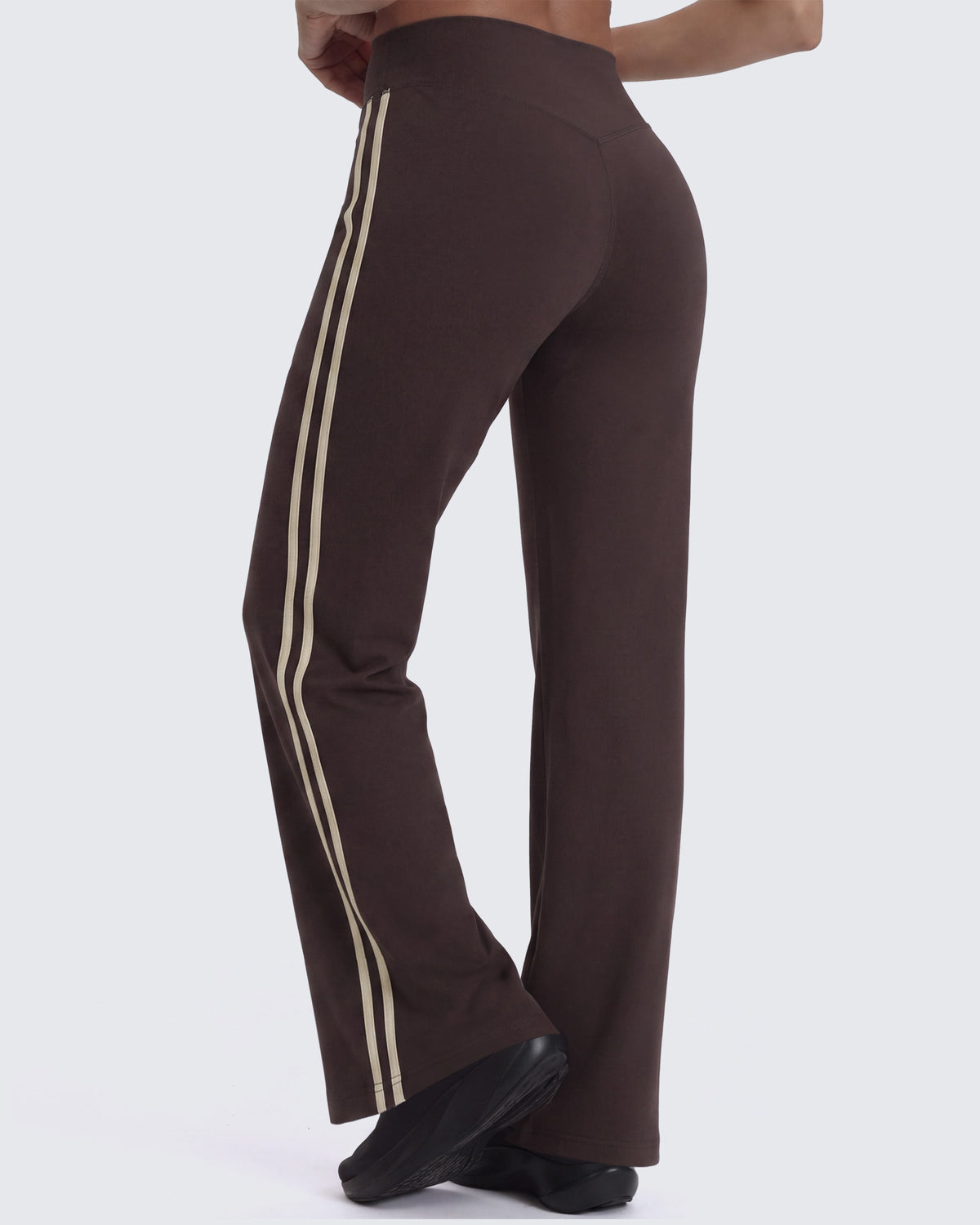 Aoxjox "Sporty" Striped Staright Pants 31.5"