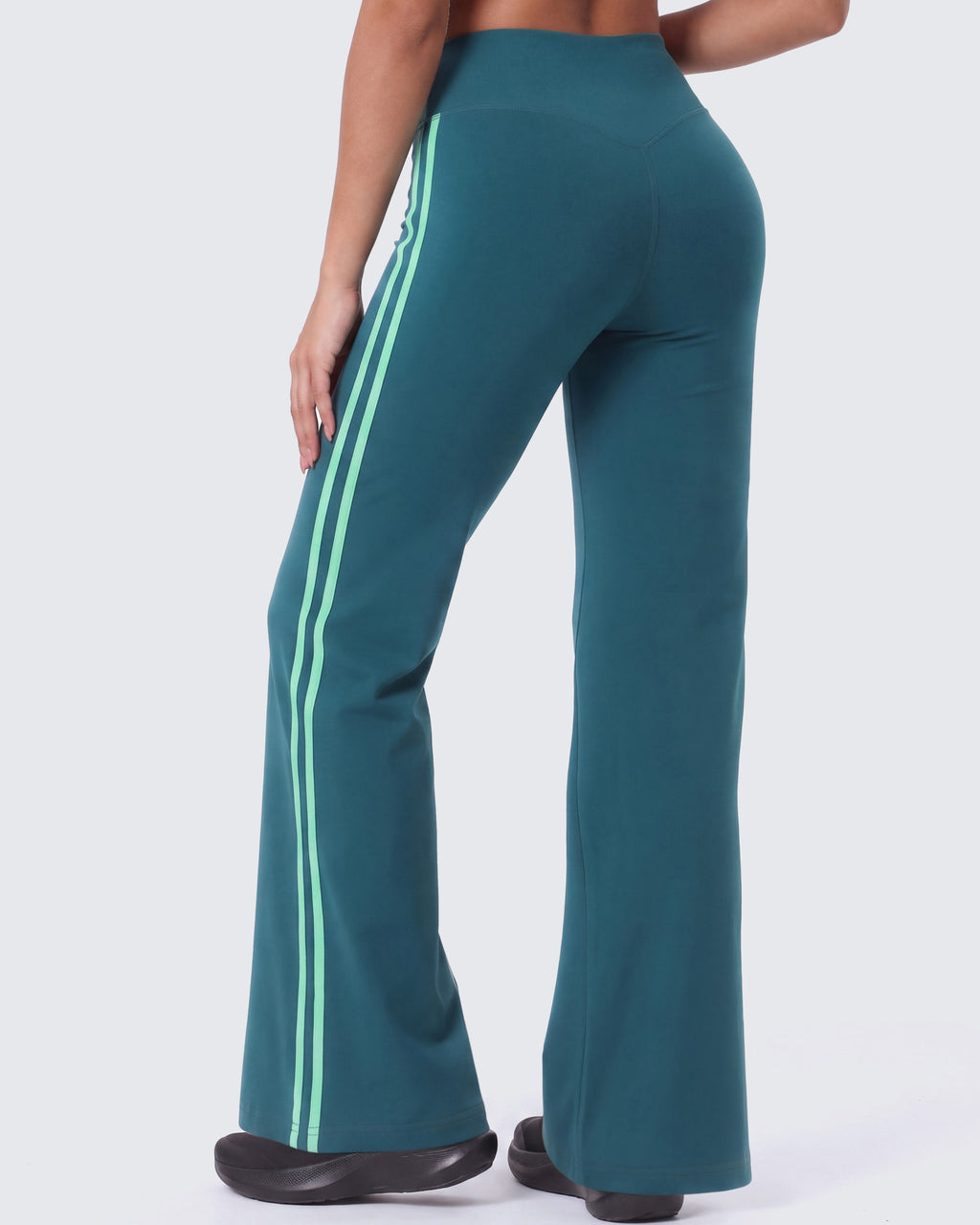 Aoxjox "Sporty" Striped Staright Pants 31.5"