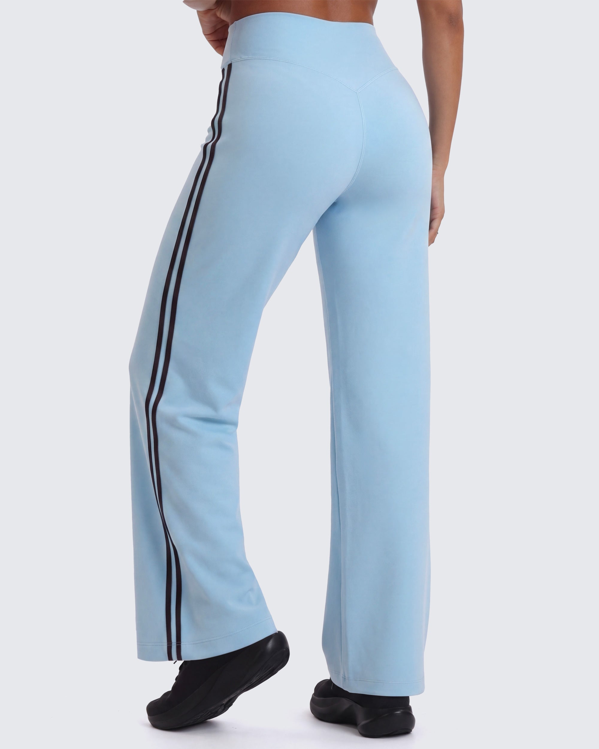Aoxjox "Sporty" Striped Staright Pants 31.5"