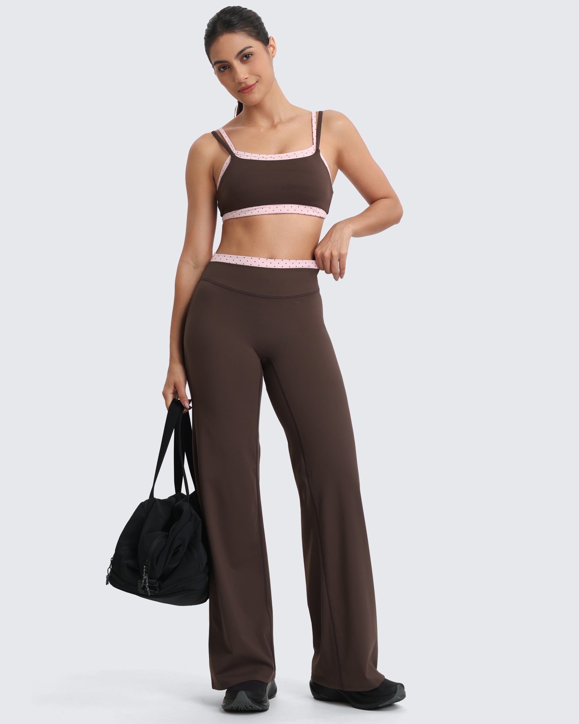 Aoxjox "Dual Core" Straight Leg Yoga Pants(31.5"/33")