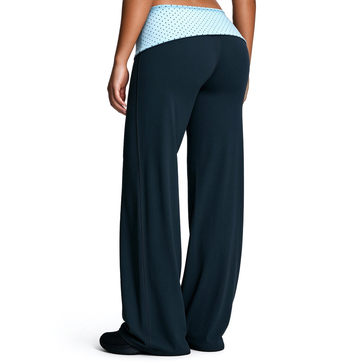 Aoxjox "Dual Core" Fold Over Waist Yoga Pants 31''/33''/35''