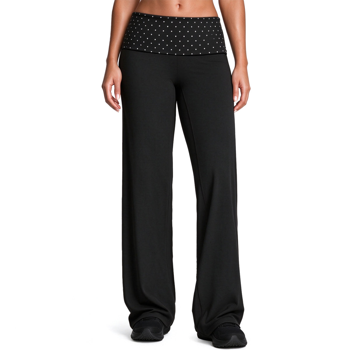 Aoxjox "Dual Core" Fold Over Waist Yoga Pants 31''/33''/35''