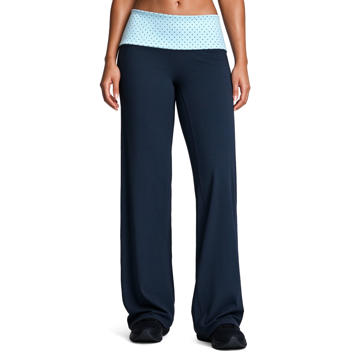 Aoxjox "Dual Core" Fold Over Waist Yoga Pants 31''/33''/35''