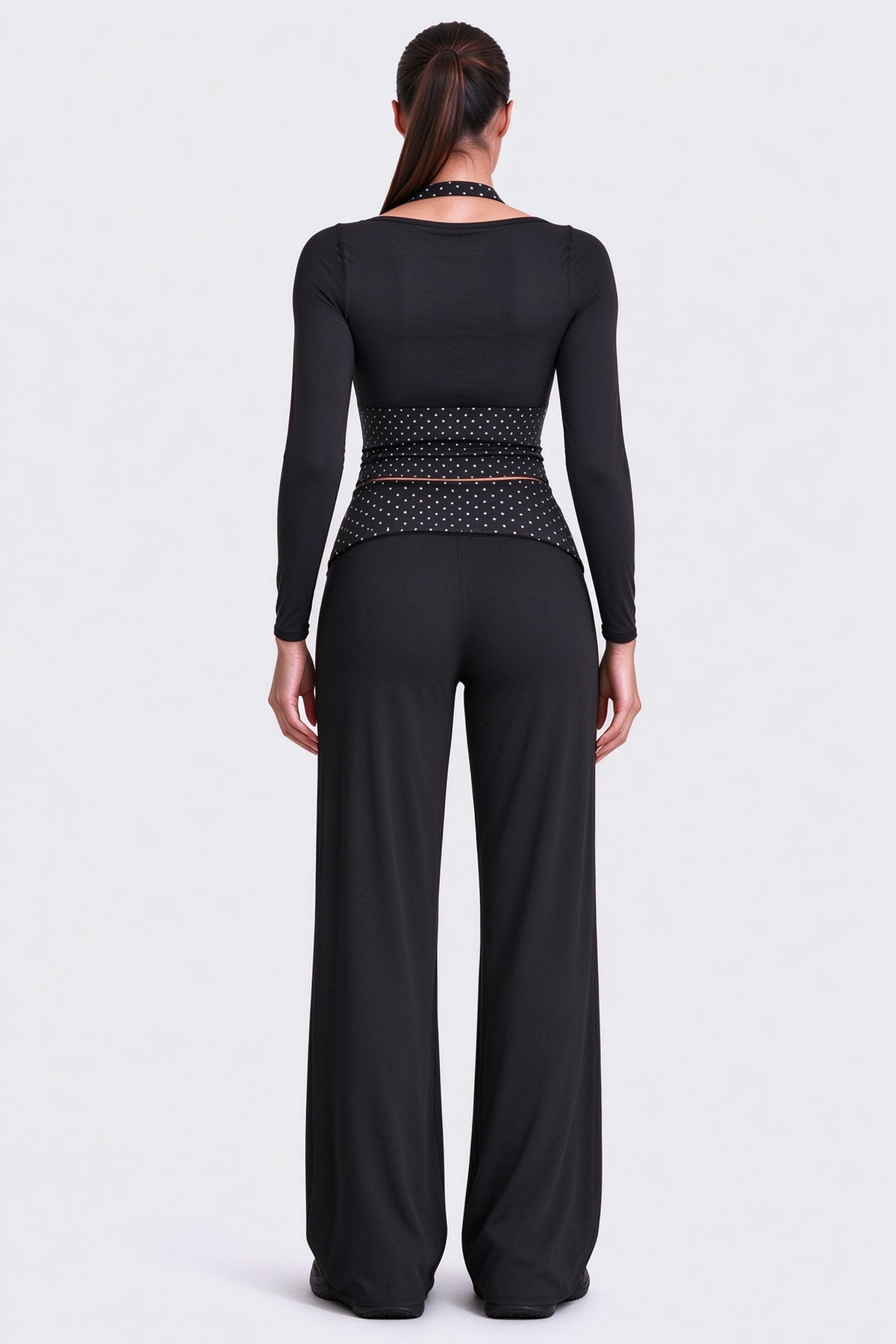 Aoxjox "Dual Core" Fold Over Waist Yoga Pants 31''/33''/35''