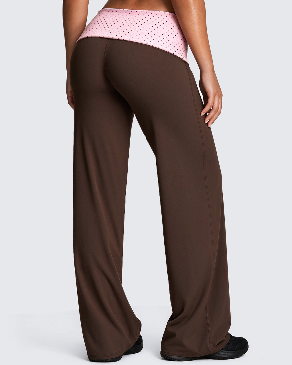Aoxjox "Dual Core" Fold Over Waist Yoga Pants 31''/33''/35''