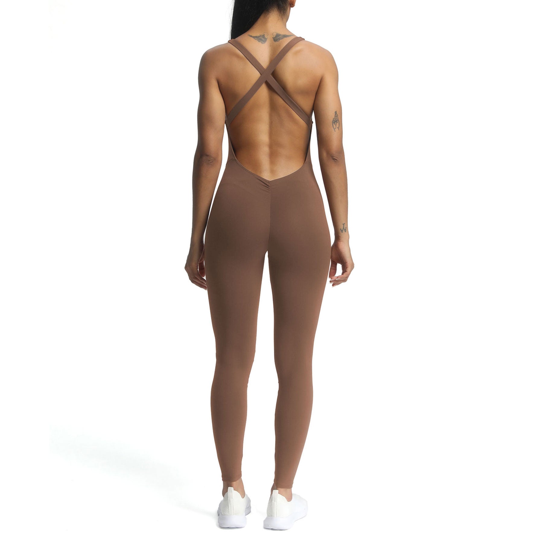 Aoxjox "Brooke"  Open Back Full Bodysuit