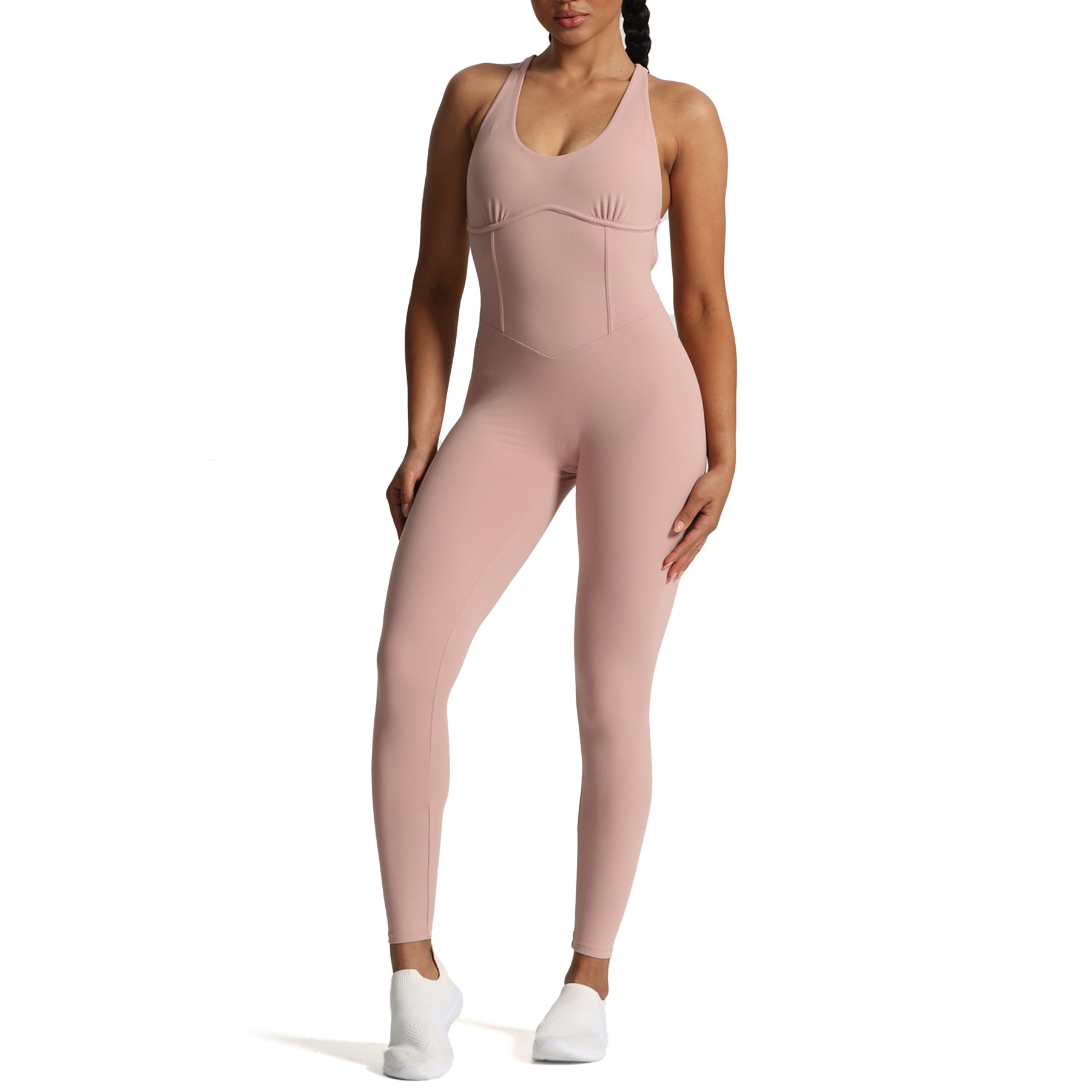 Aoxjox "Brooke"  Open Back Full Bodysuit