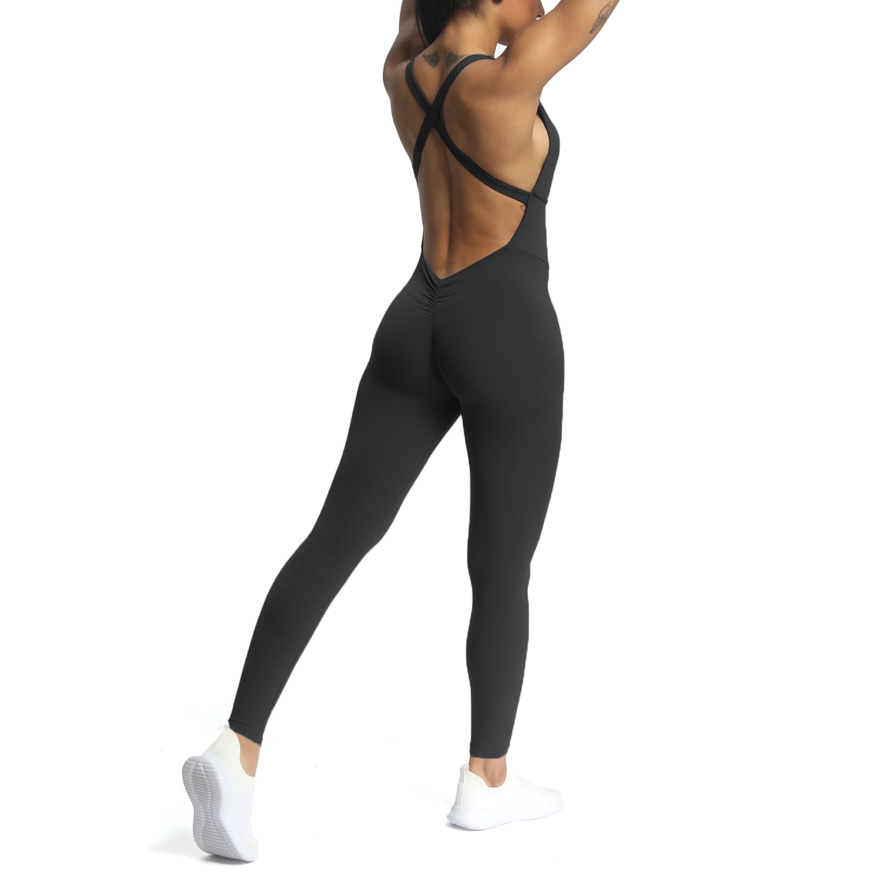 Aoxjox "Brooke"  Open Back Full Bodysuit