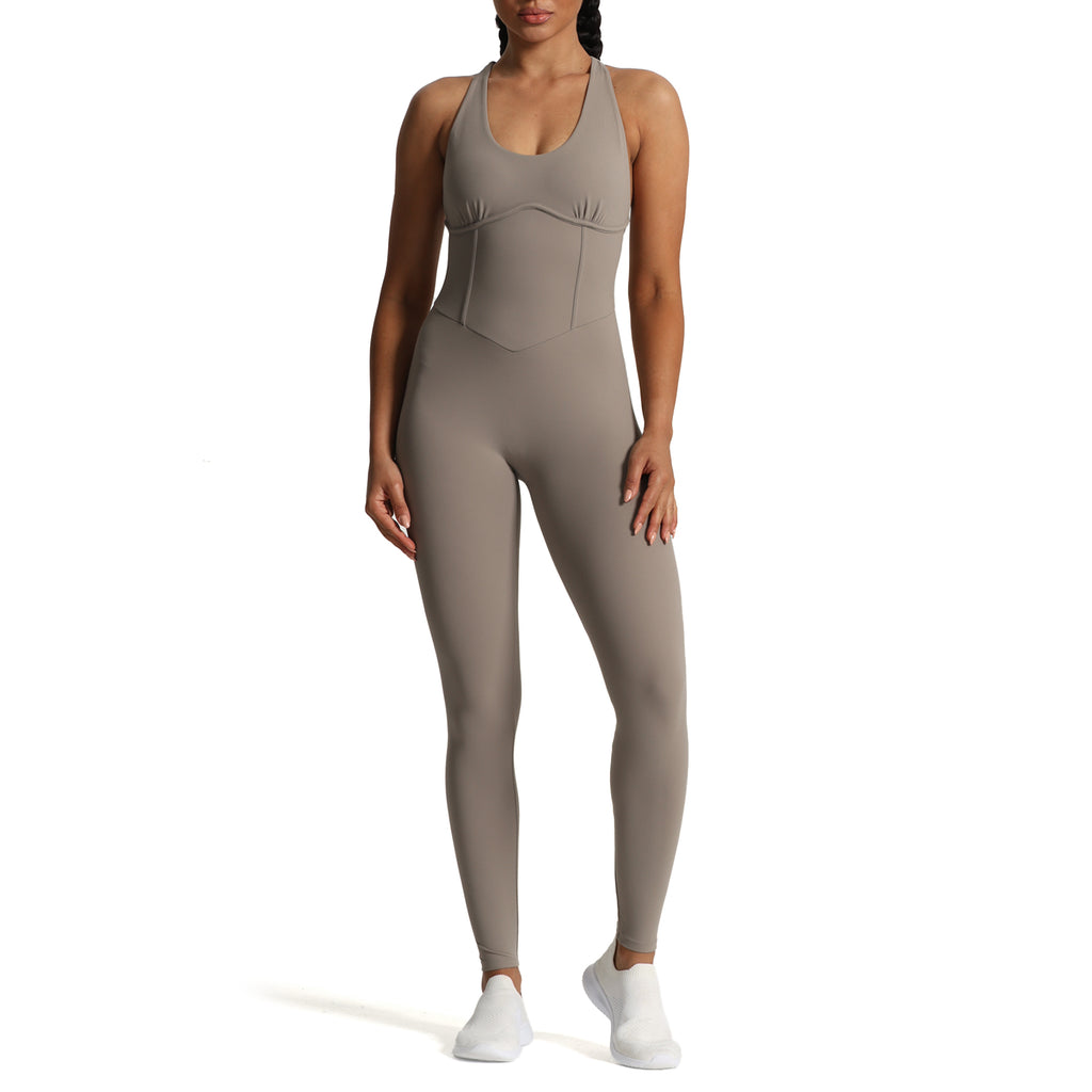Aoxjox "Brooke"  Open Back Full Bodysuit