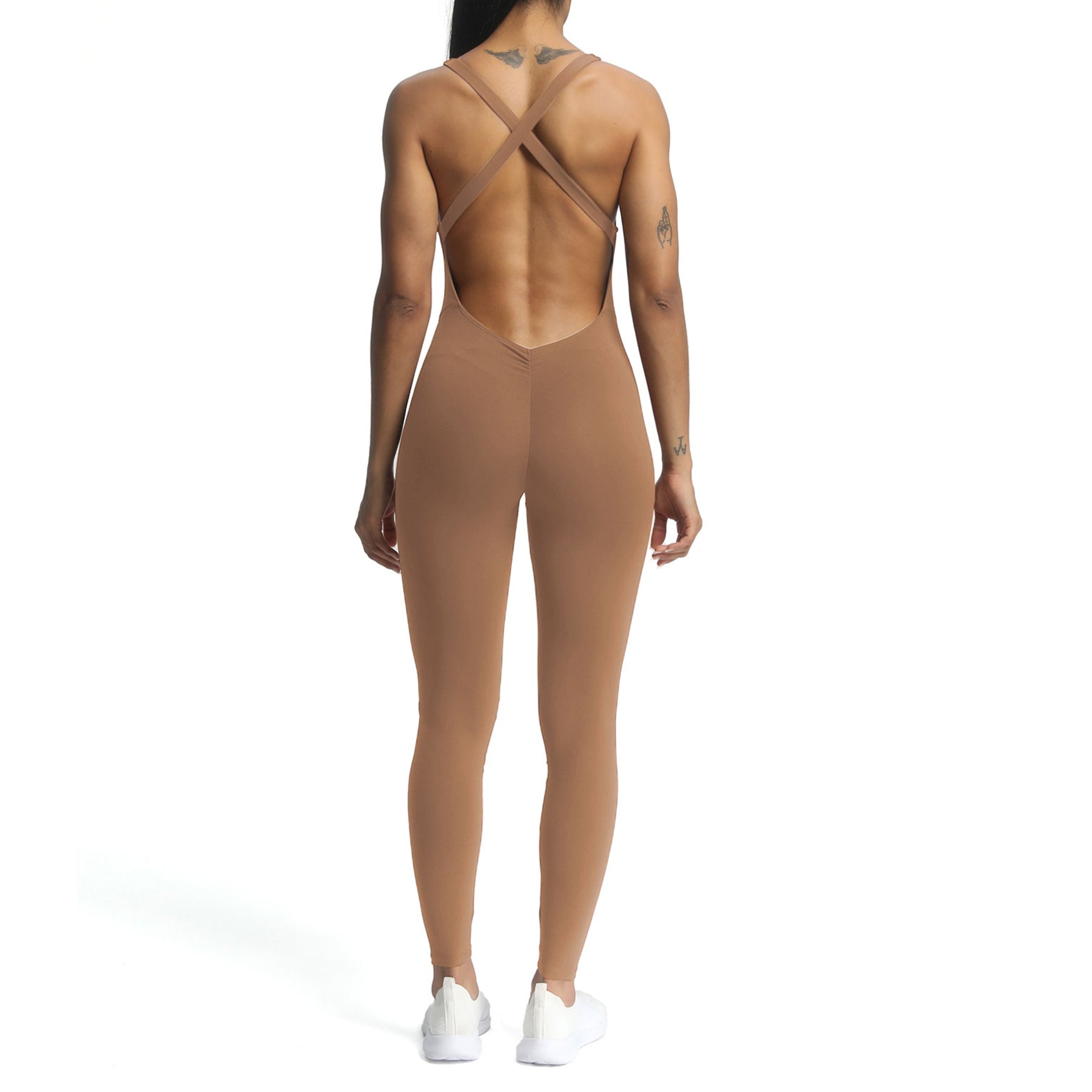 Aoxjox "Brooke"  Open Back Full Bodysuit