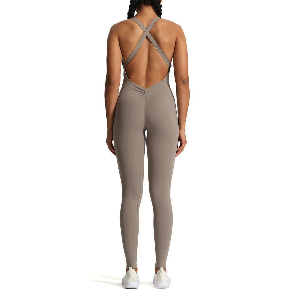 Aoxjox "Brooke"  Open Back Full Bodysuit
