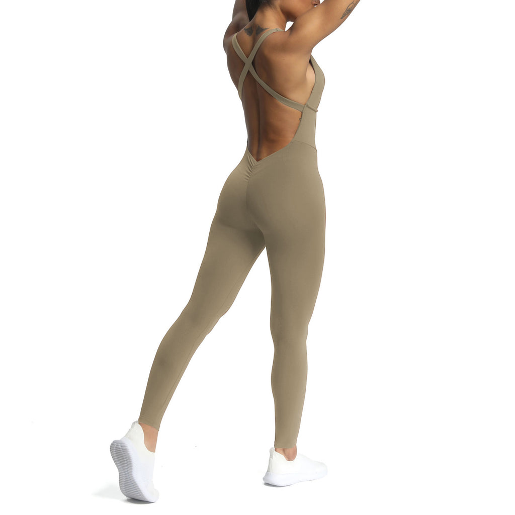 Aoxjox "Brooke"  Open Back Full Bodysuit