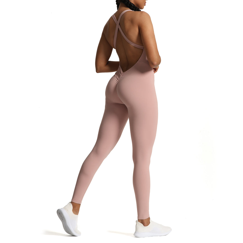 Aoxjox "Brooke"  Open Back Full Bodysuit