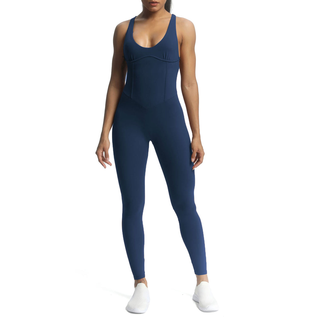 Aoxjox "Brooke"  Open Back Full Bodysuit