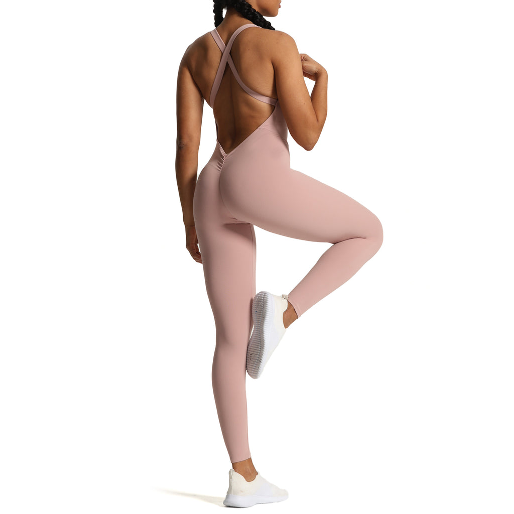 Aoxjox "Brooke"  Open Back Full Bodysuit