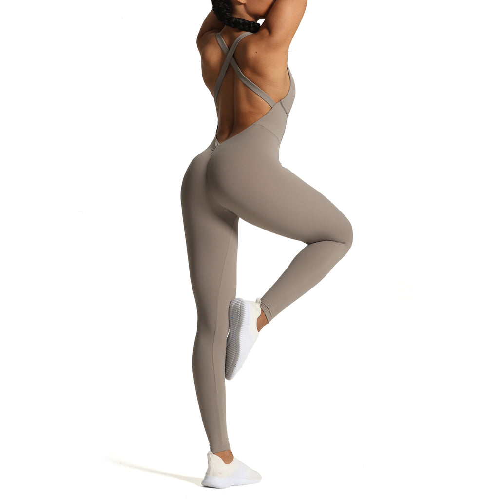 Aoxjox "Brooke"  Open Back Full Bodysuit