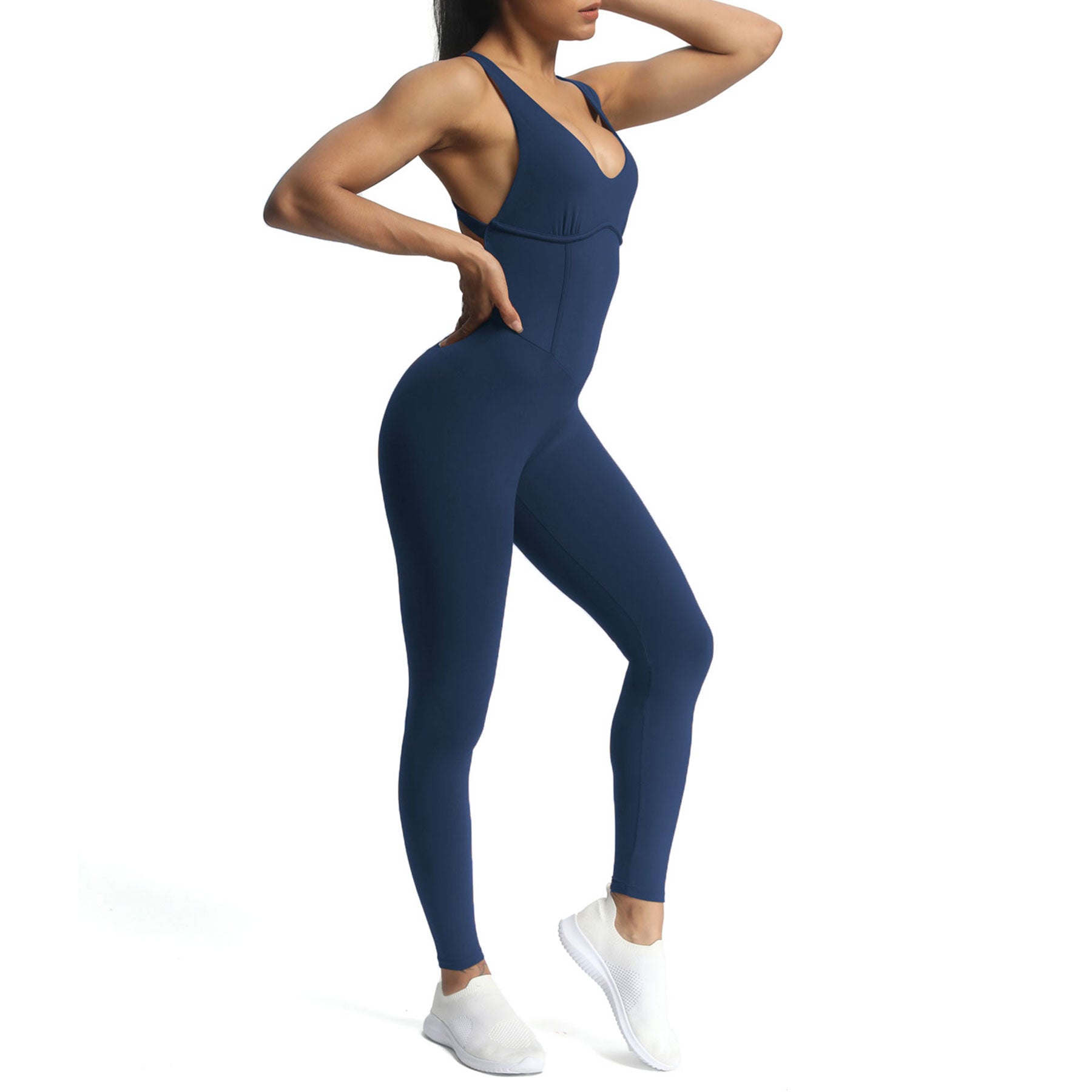 Aoxjox "Brooke"  Open Back Full Bodysuit