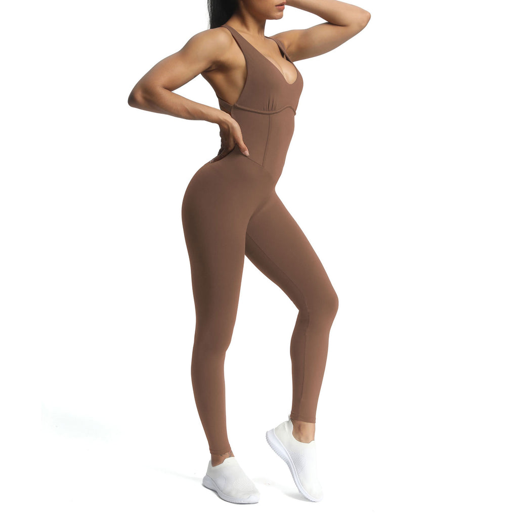 Aoxjox "Brooke"  Open Back Full Bodysuit