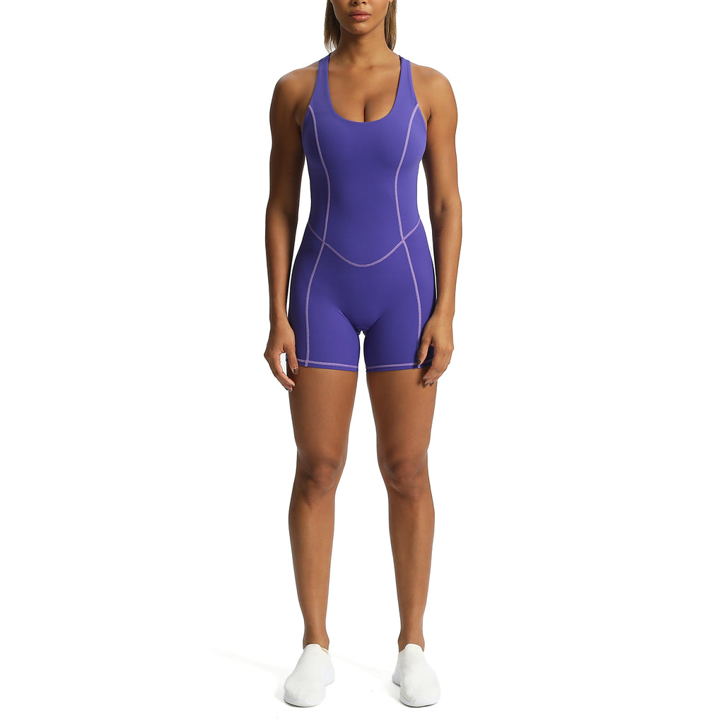 Aoxjox "Lexi Lined" Adjustable Shorts Bodysuit
