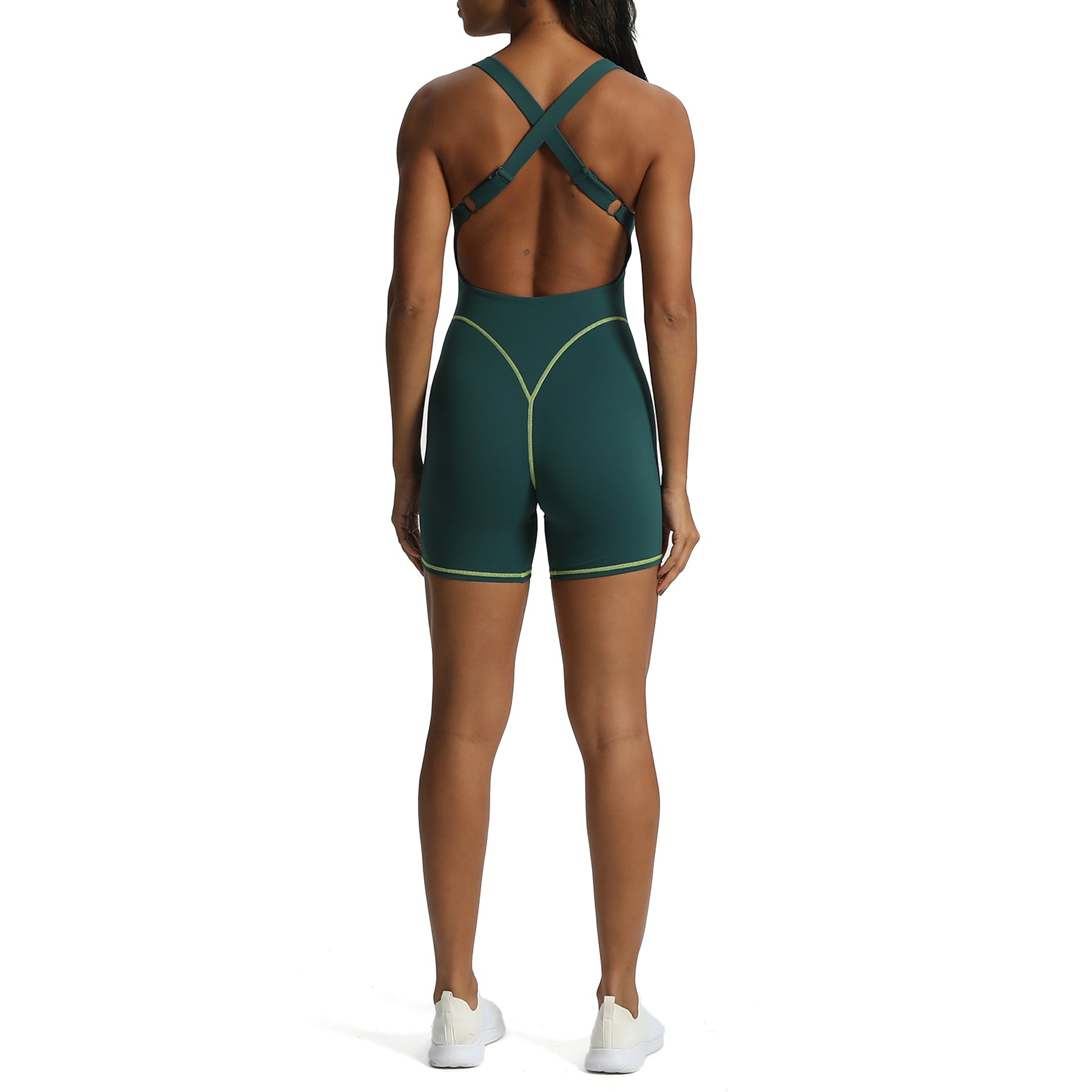 Aoxjox "Lexi Lined" Adjustable Shorts Bodysuit