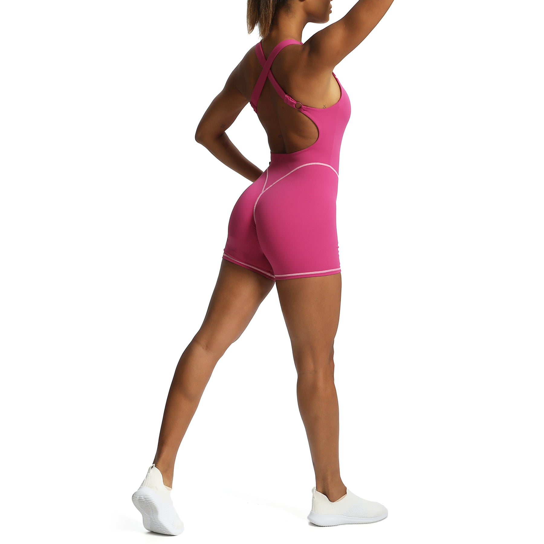 Aoxjox "Lexi Lined" Adjustable Shorts Bodysuit