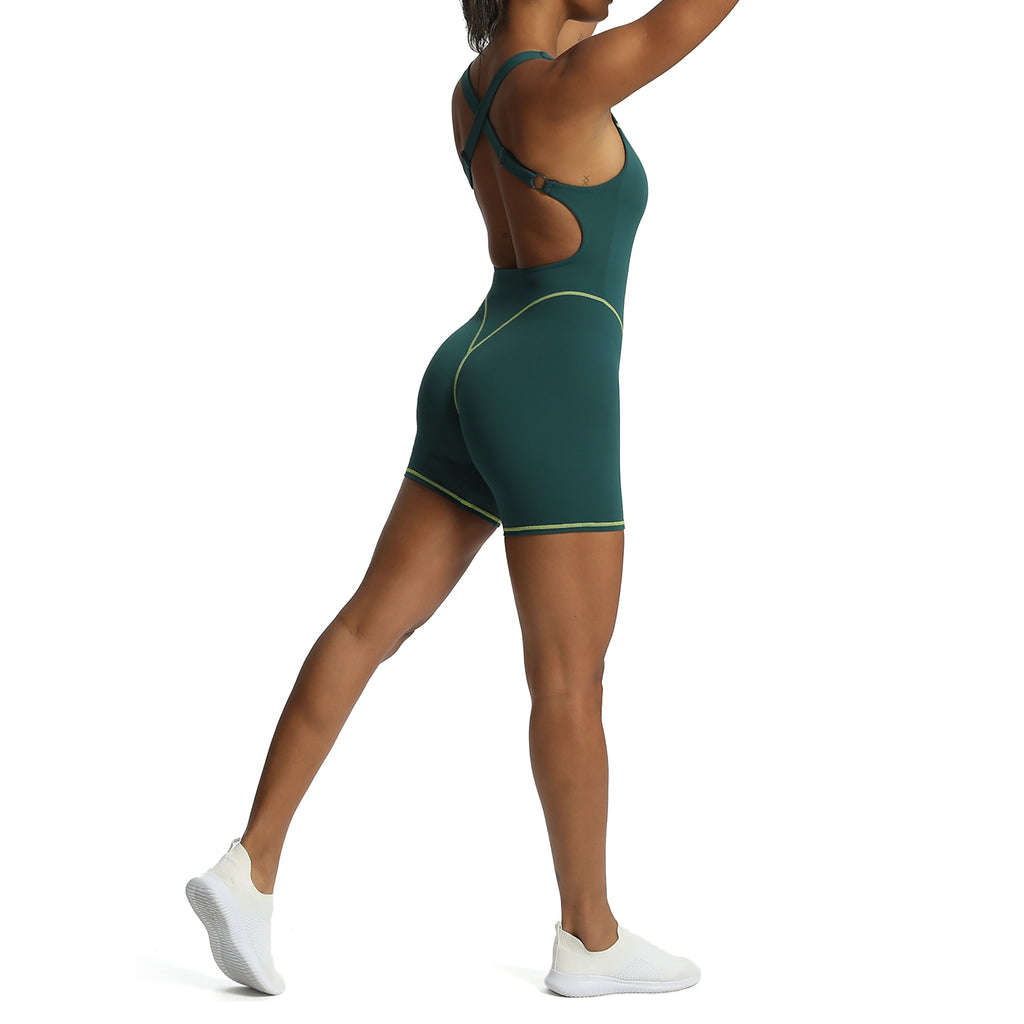 Aoxjox "Lexi Lined" Adjustable Shorts Bodysuit